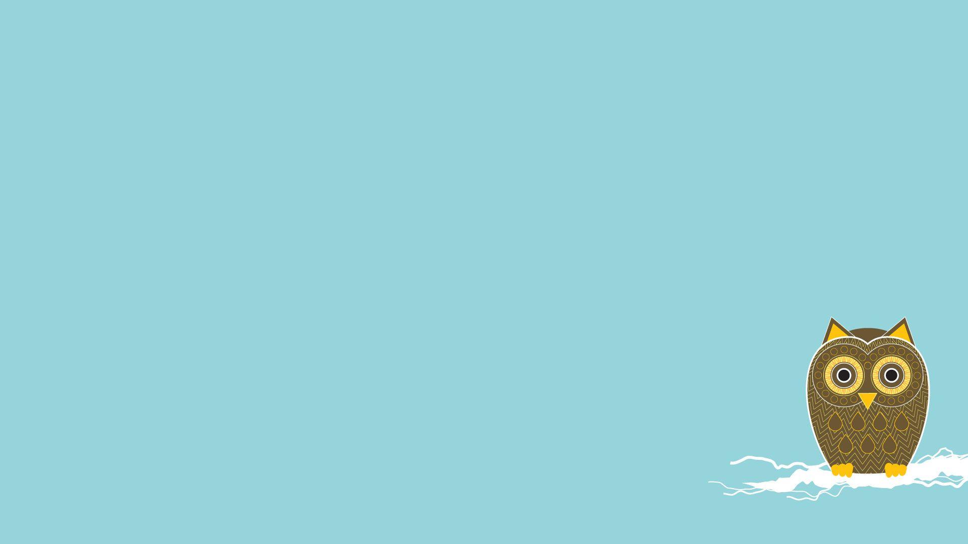1920x1080 Cute Owl Wallpaper