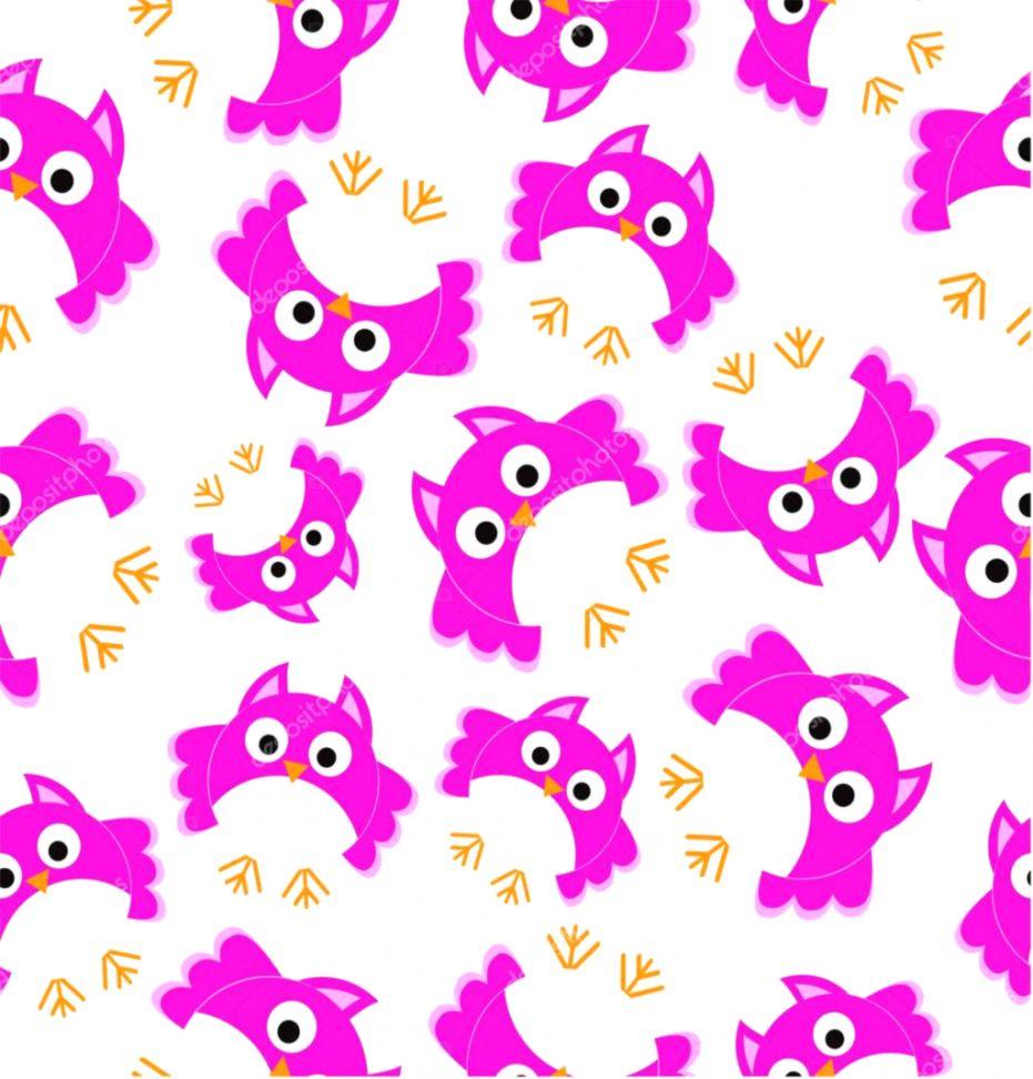 931x972 Cute Pink Owl Wallpaper