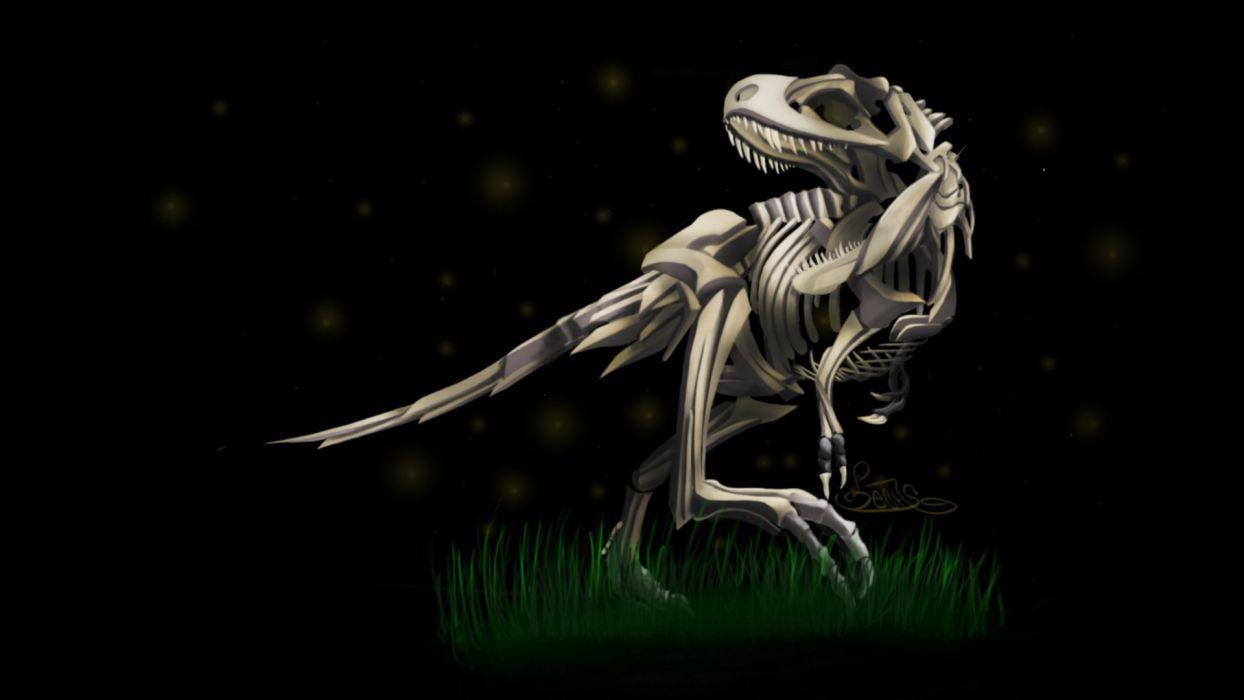 1244x700 Dinosaurs skeletons Tyrannosaurus Rex wallpaperx1080