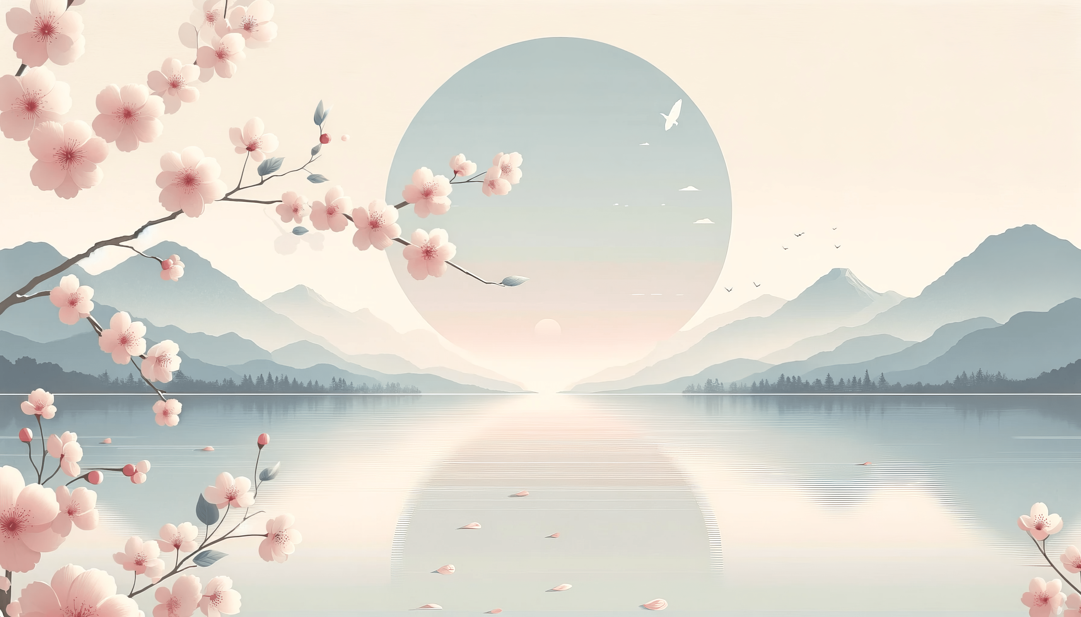 3584x2048 Cherry Blossoms HD Wallpaper