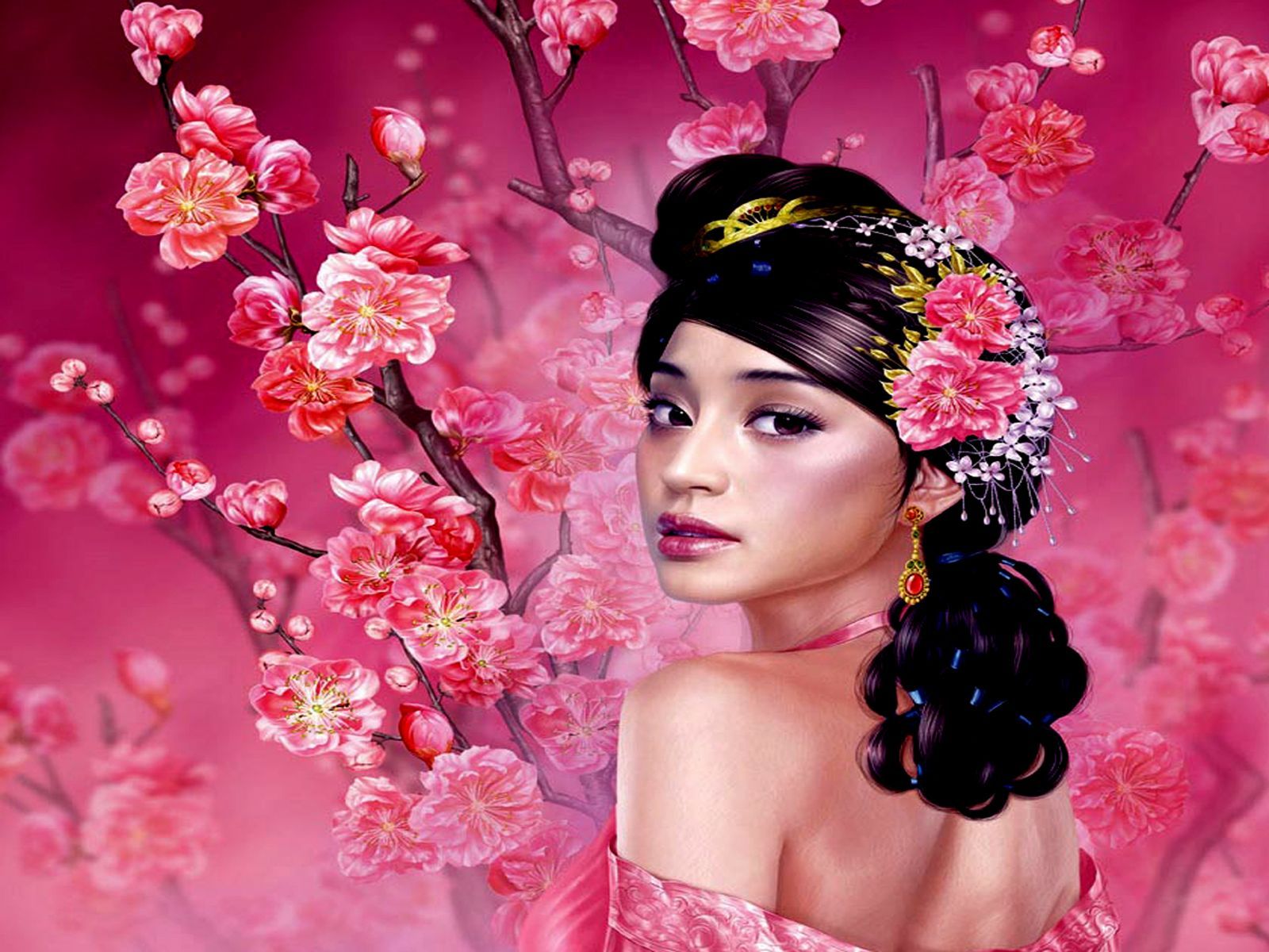 1600x1200 Download Cherry Blossom wallpaper