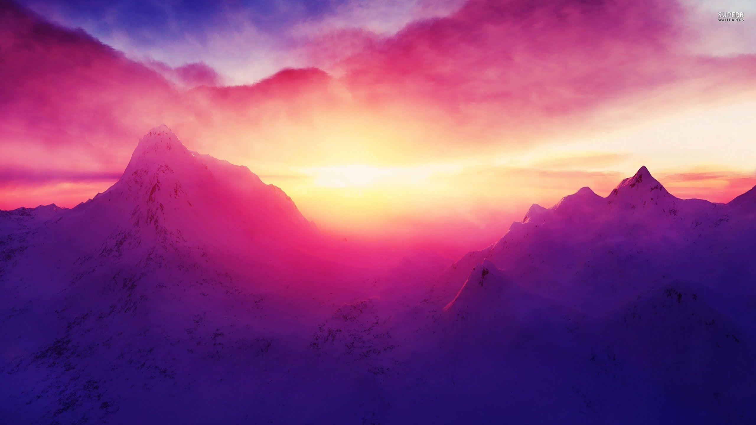 Purple Sunrise Wallpapers - Top Free Purple Sunrise Backgrounds ...