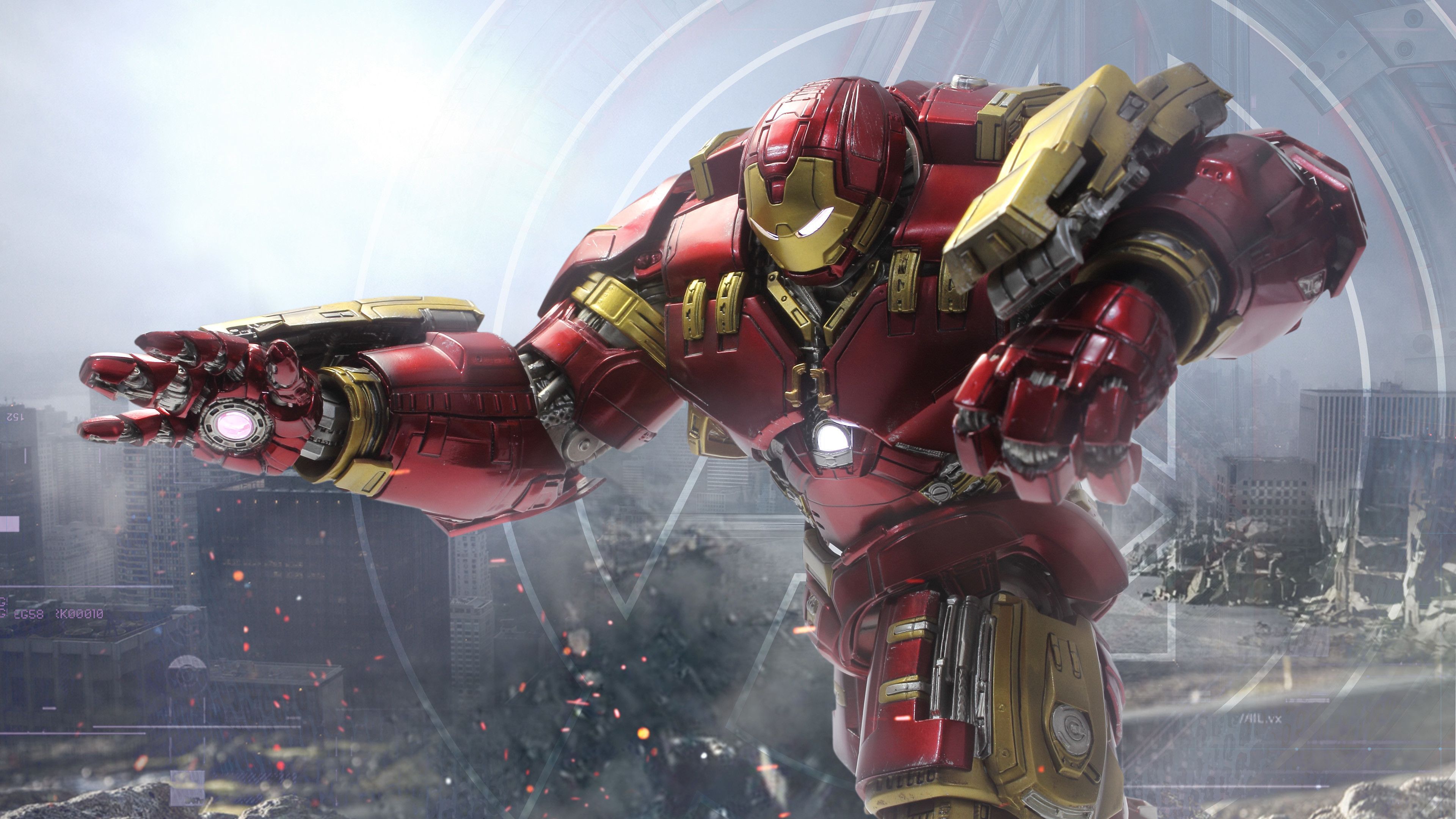 3840x2160 Iron Man Hulkbuster Wallpaper