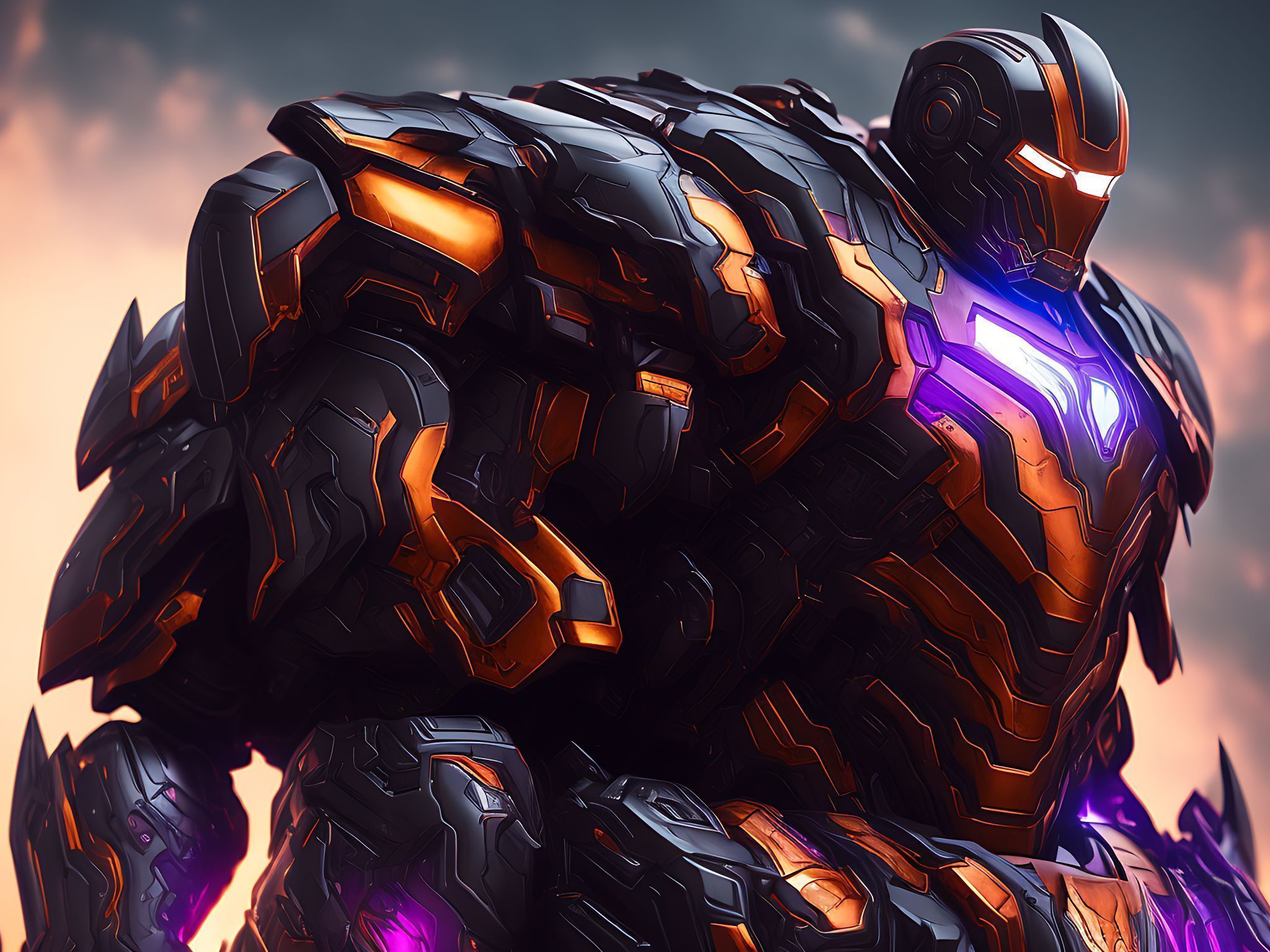2048x1536 Corny Bear358: Dark Iron Man Hulkbuster