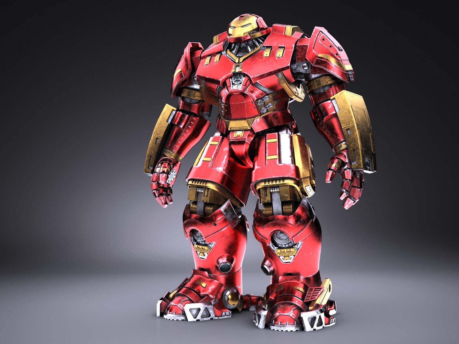 1600x1200 Marvel Iron Man Hulkbuster Model