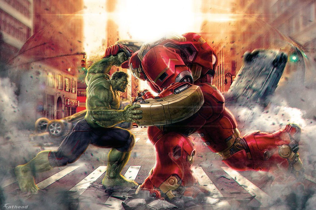 1256x833 Hulk vs. Iron Man Hulkbuster Fight