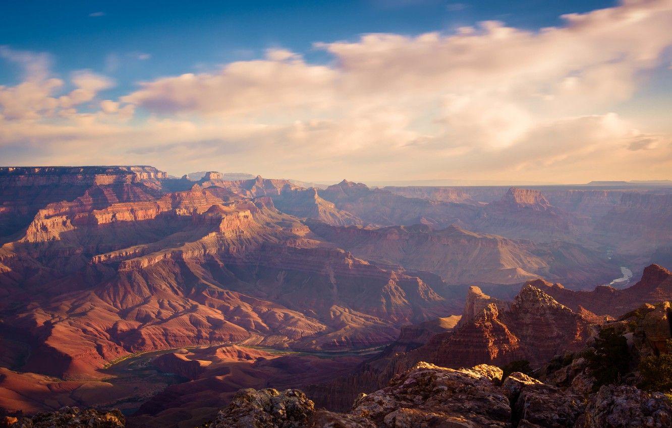 1332x850 Wallpaper USA, sky, Arizona, view, clouds, sunrise, Grand