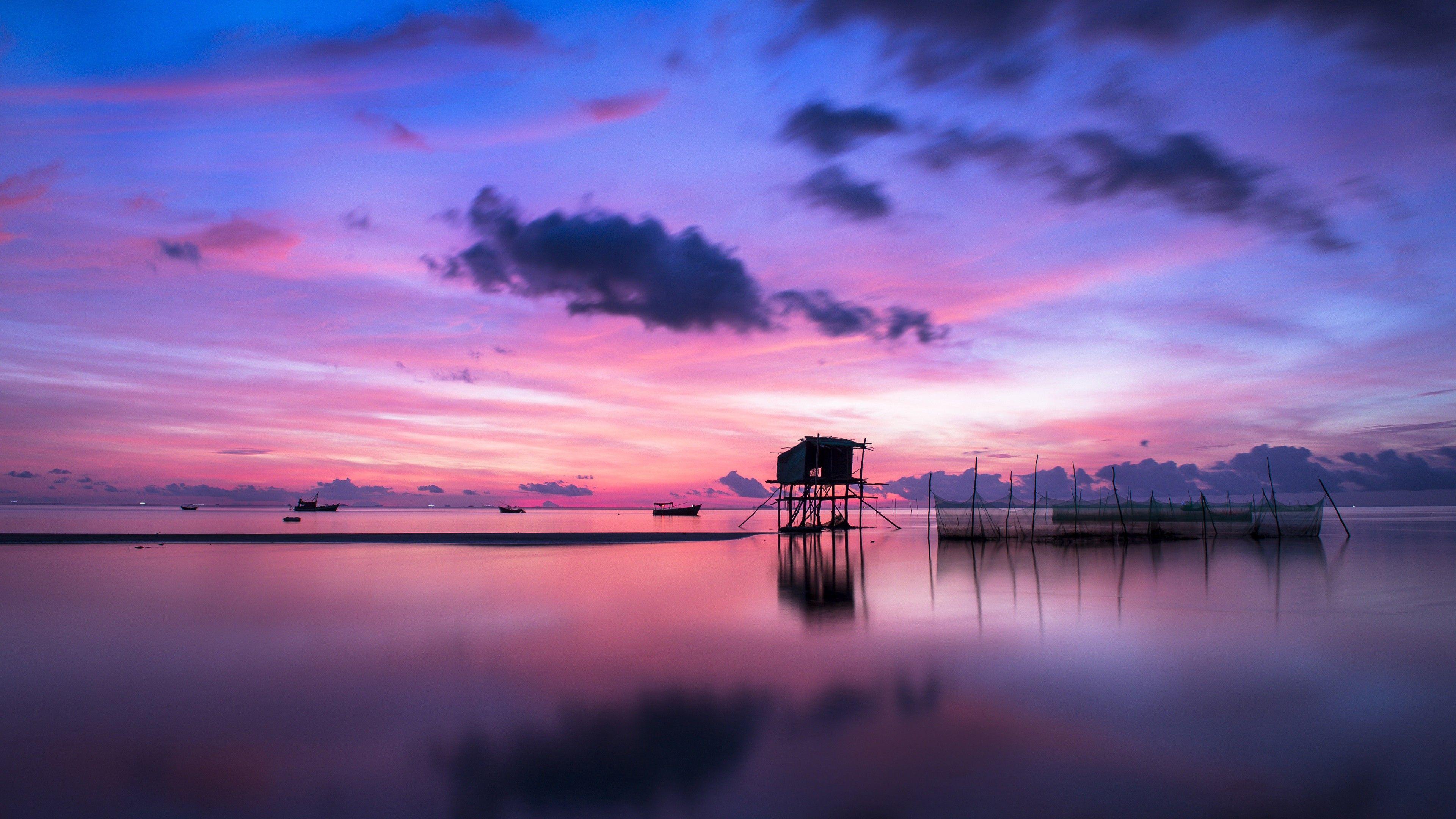 3840x2160 Wallpaper 4k Island Sunrise island wallpaper, nature