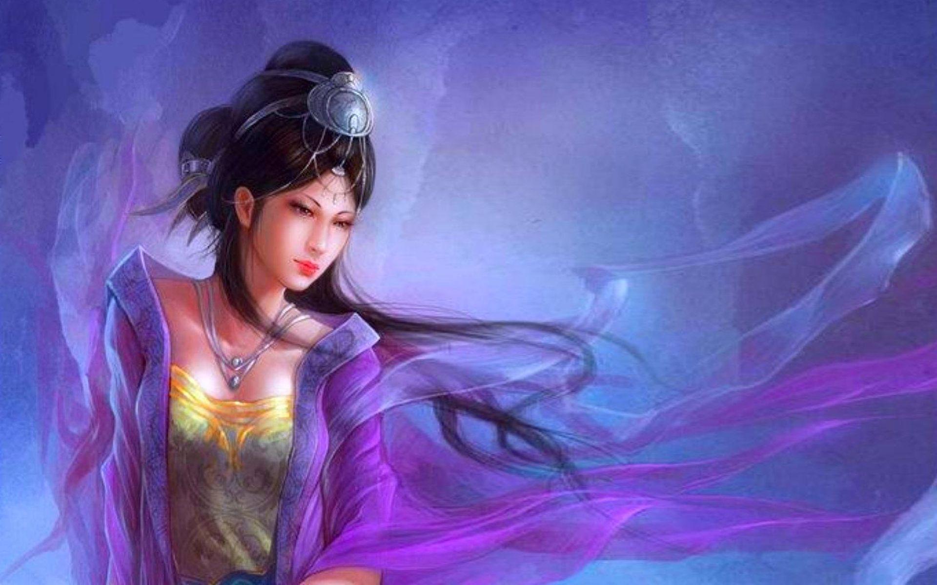 1920x1200 Japanese Fantasy Girl Hd Desktop Wallpaper :