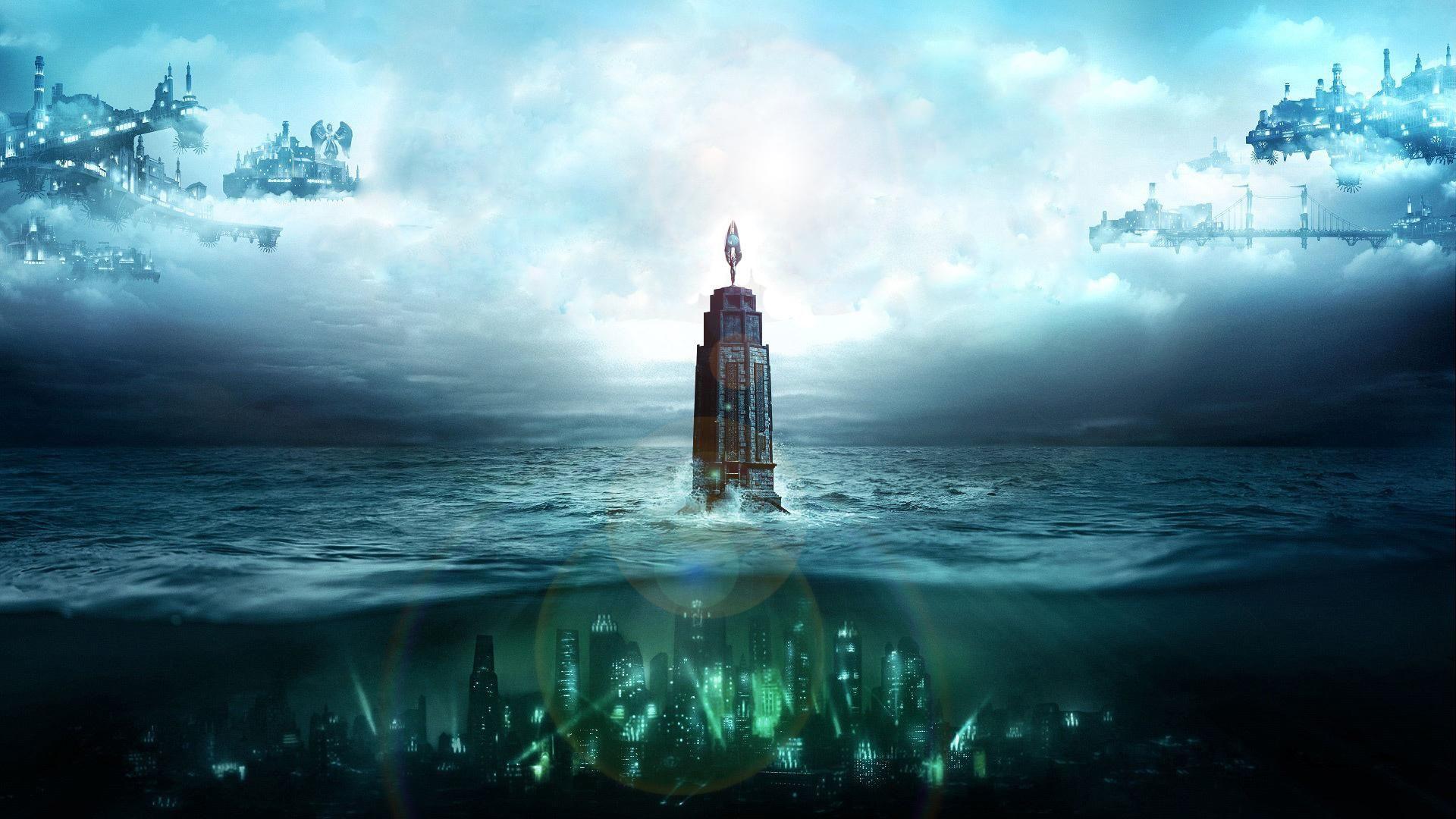 1920x1080 There's always a lighthouse. There's always a city