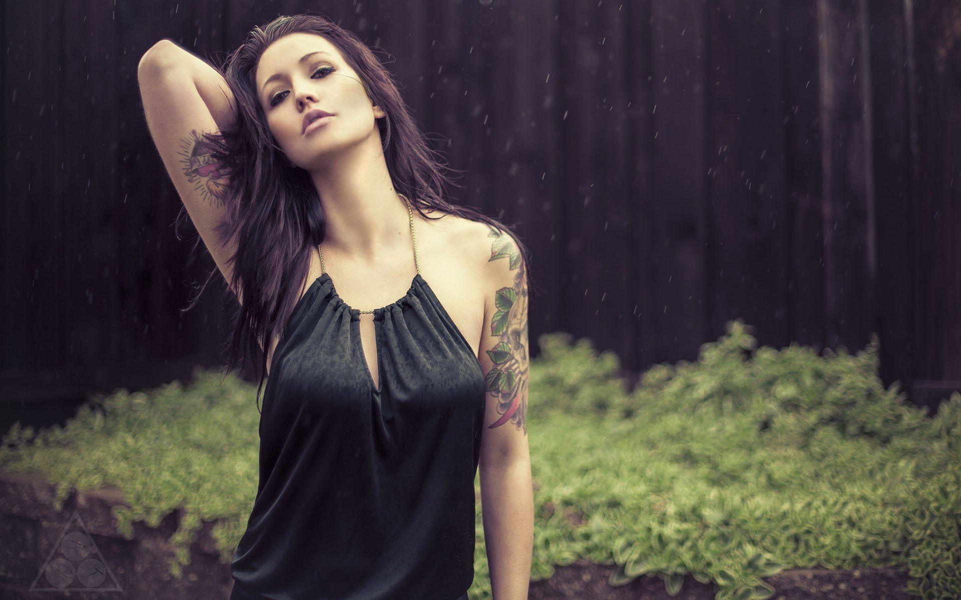 1920x1200 Girl Tattoo Wallpaper