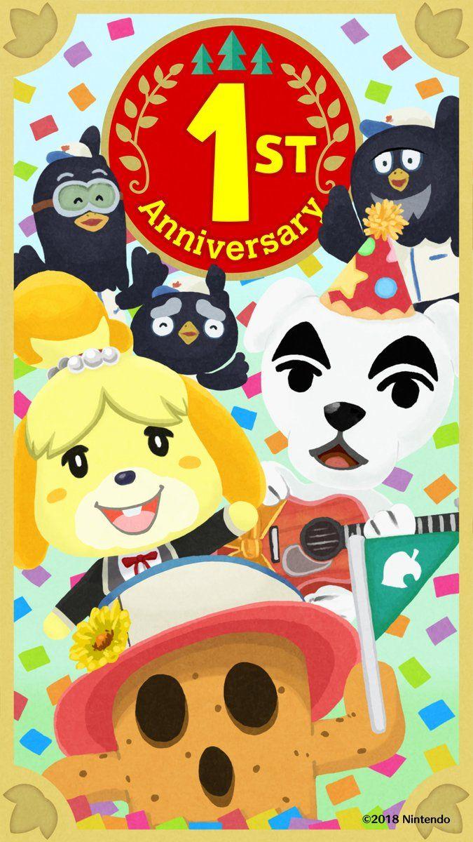 675x1200 Download The Animal Crossing: Pocket Camp 1 Year Anniversary