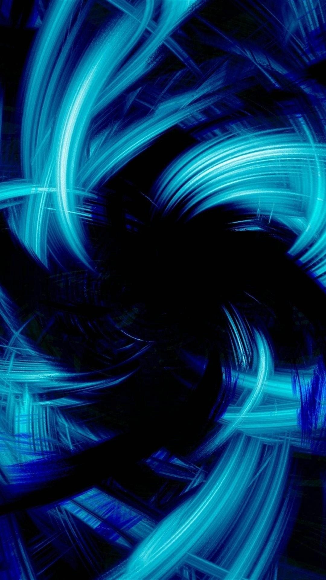 Cool Blue Abstract iPhone Wallpapers