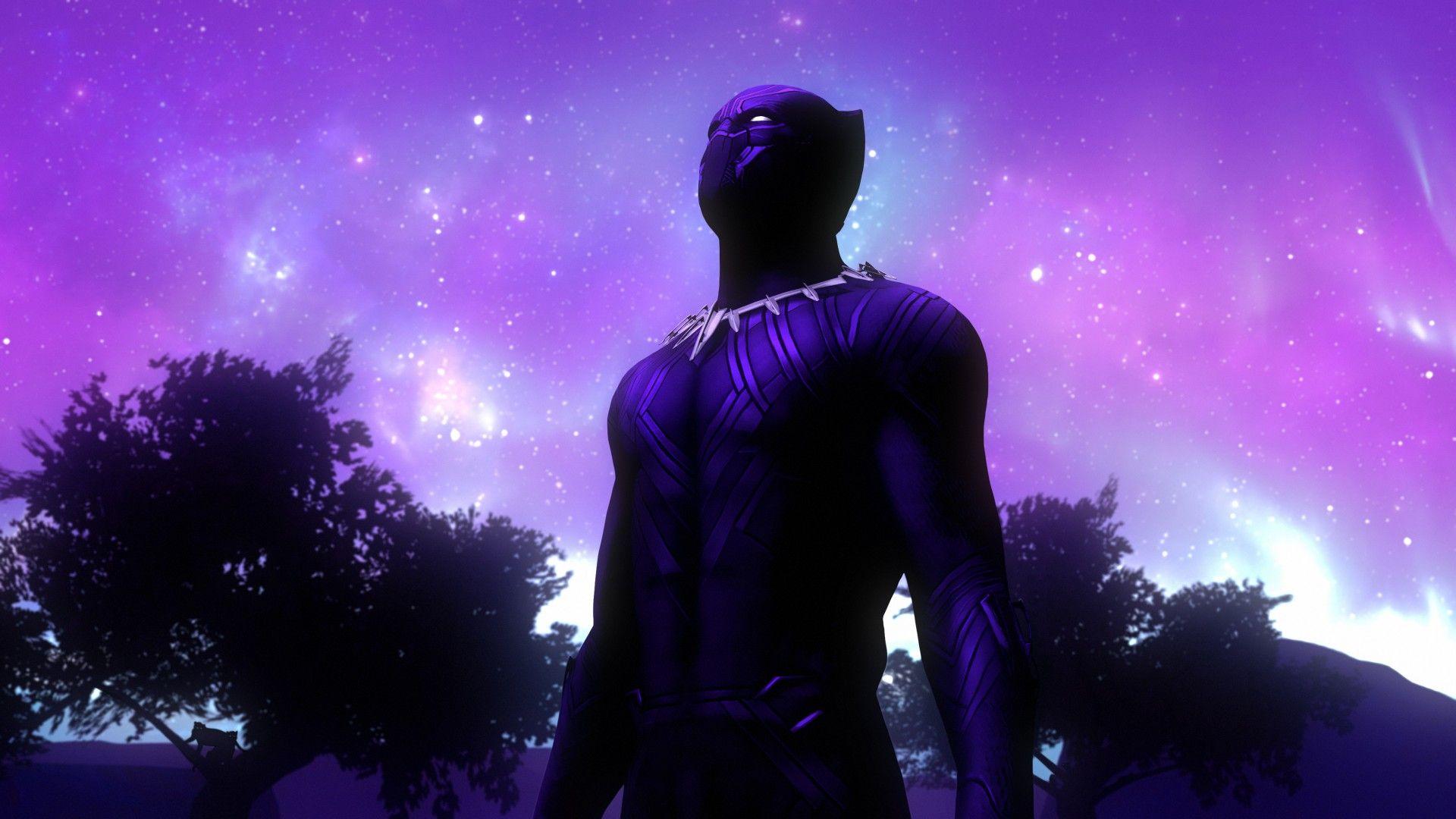 Purple Black Panther Wallpapers Top Free Purple Black Panther Backgrounds Wallpaperaccess