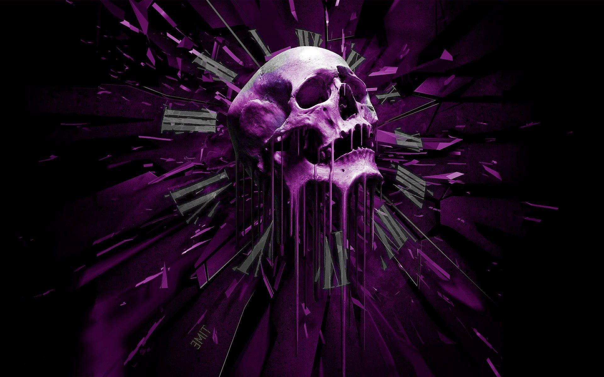 Purple Skull Wallpapers - Top Những Hình Ảnh Đẹp