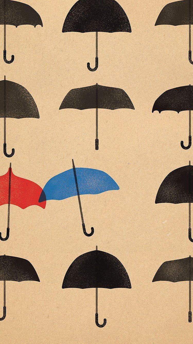 a blue umbrella
