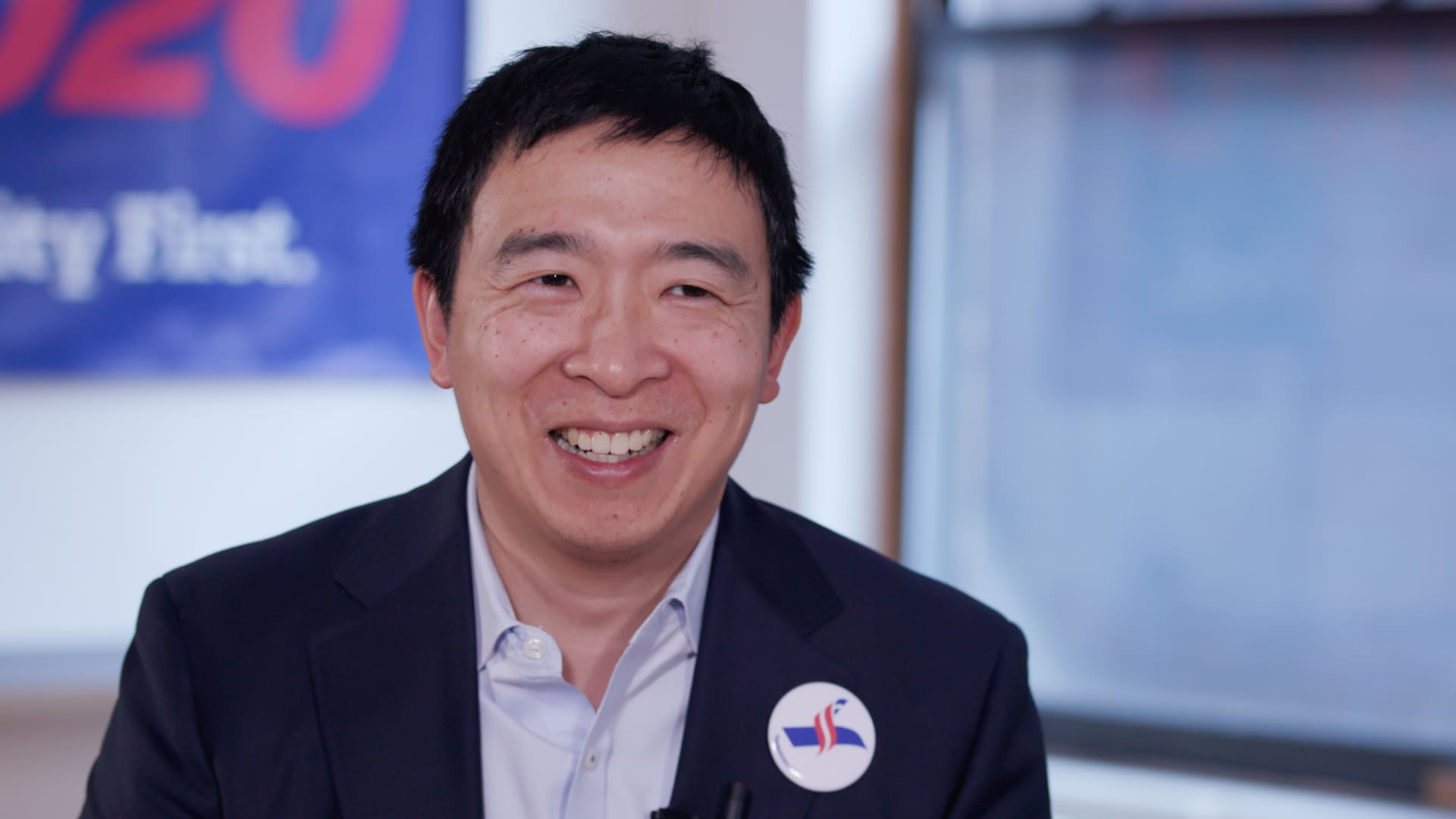 1920x1080 Democrat Andrew Yang running for president on platform