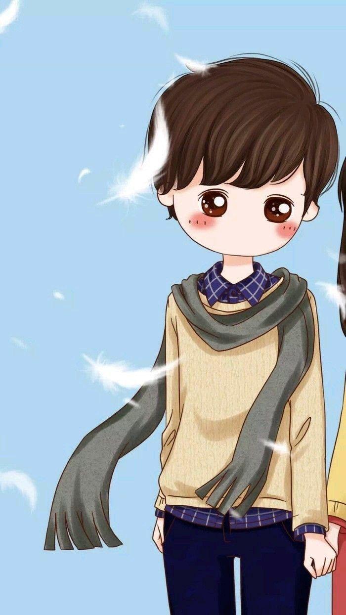 700x1244 Hình nền cặp đôi anime dễ thương Thư viện