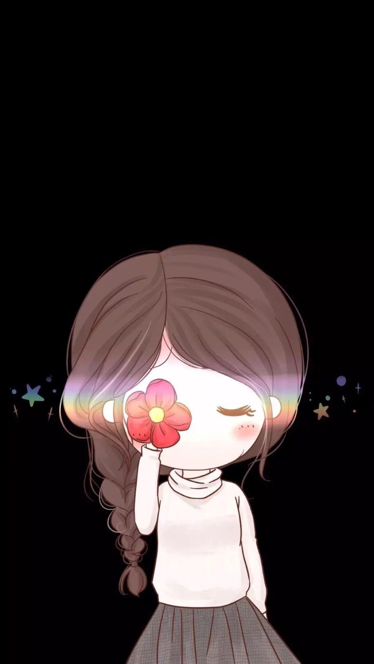 Hình nền HD 1200x2130 Elegant Chibi Anime Couple