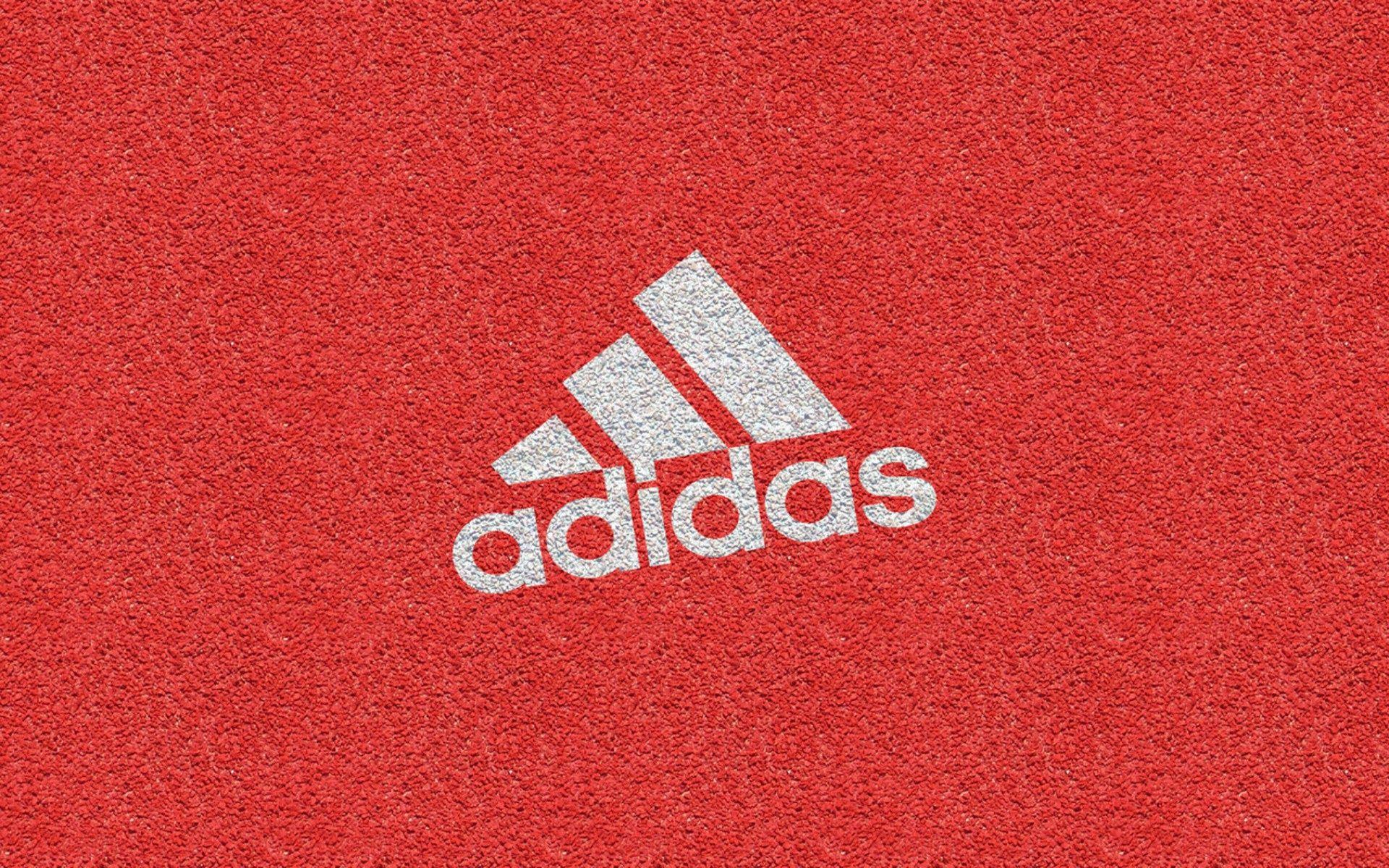 1920x1200 Red Adidas Logo Wallpaper HD