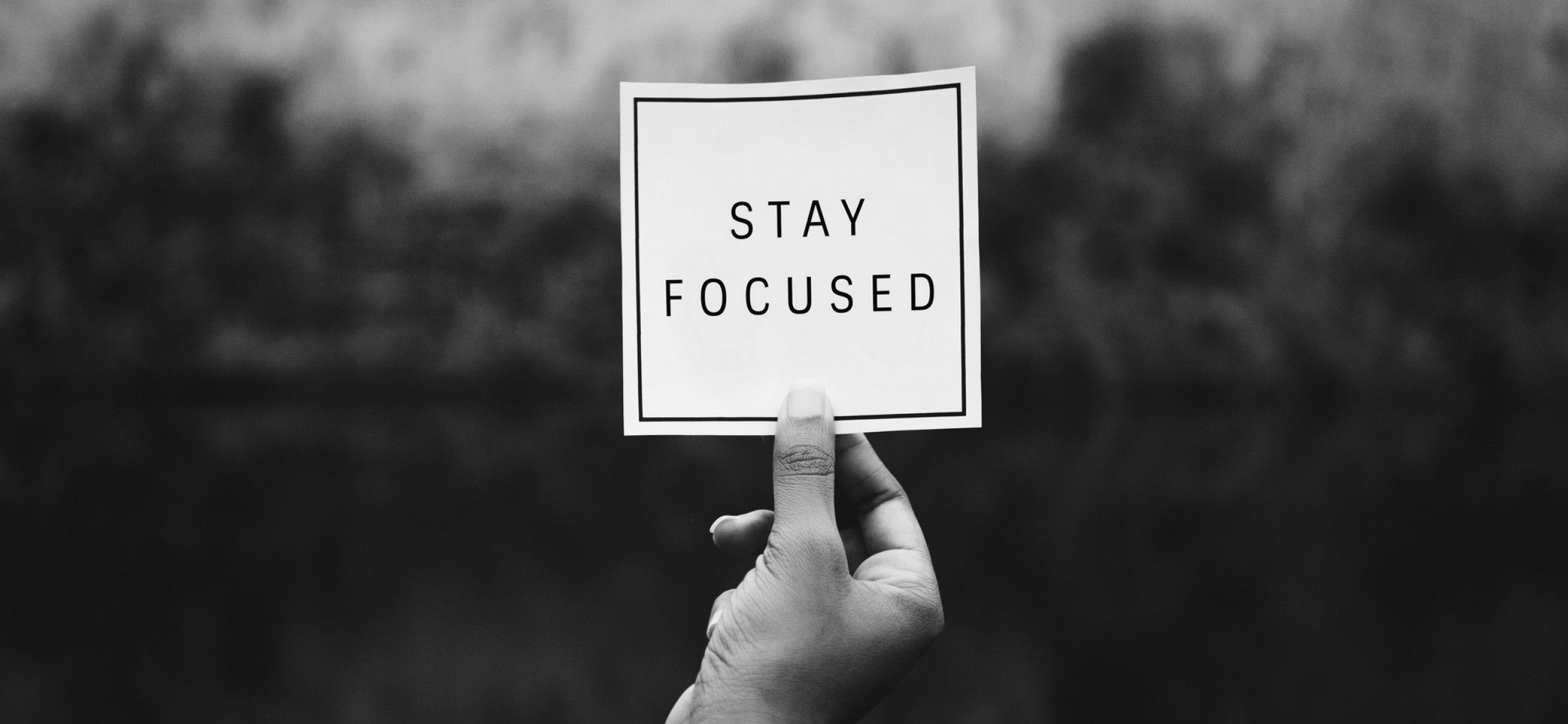 2436x1125 Stay Focused Wallpaper