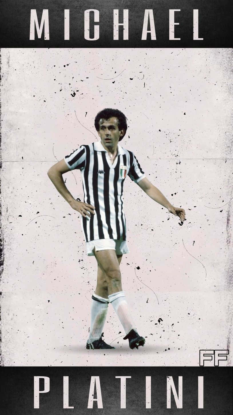 815x1448 Download Michel Platini Football Vintage Poster Photography Wallpaper