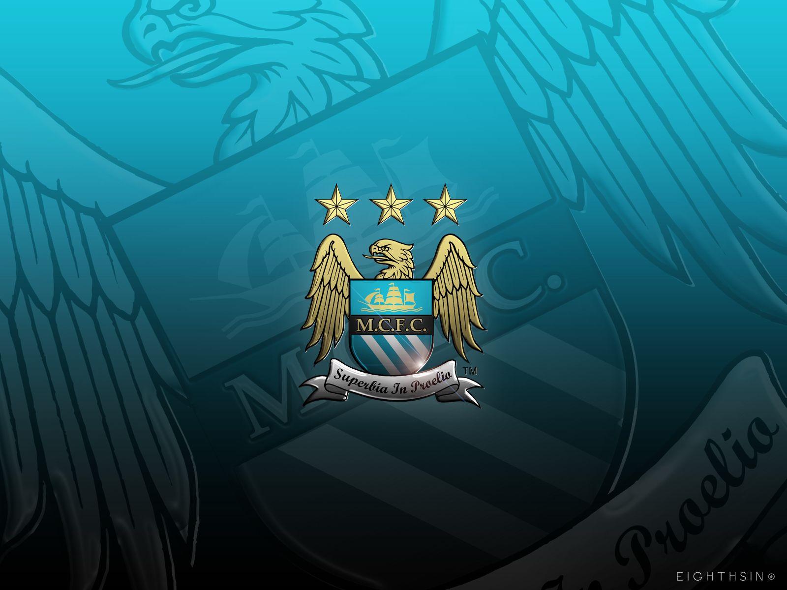1600x1200 Manchester City Logo Desktop Wallpaper