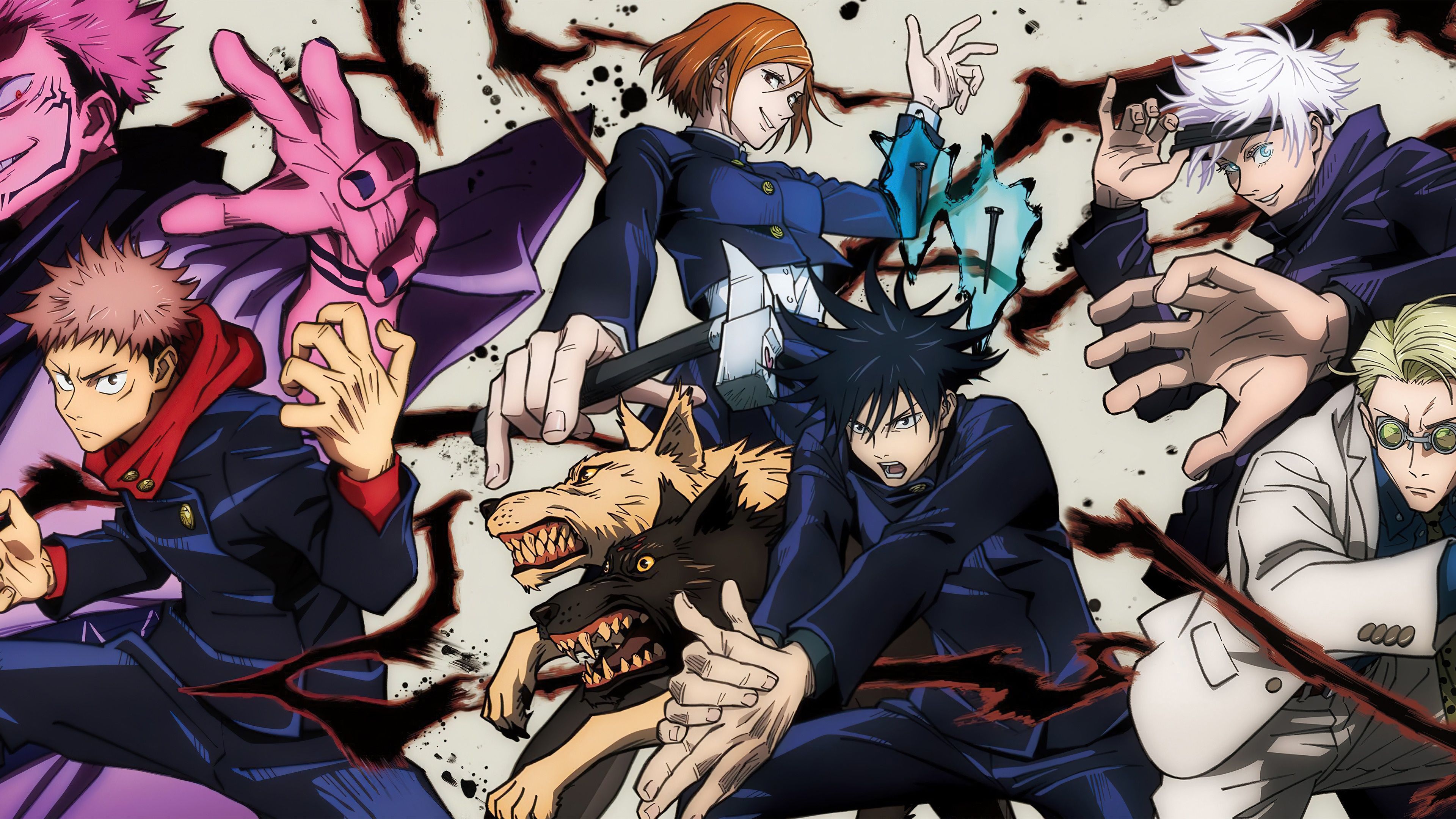 3840x2160 HD wallpaper, anime wallpaper jujutsu