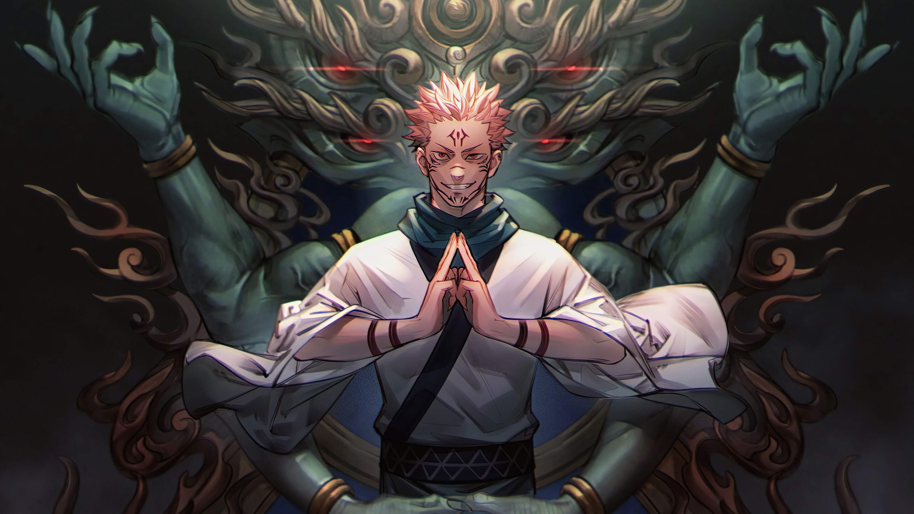 3840x2160 Jujutsu Kaisen 4k PC Wallpaper