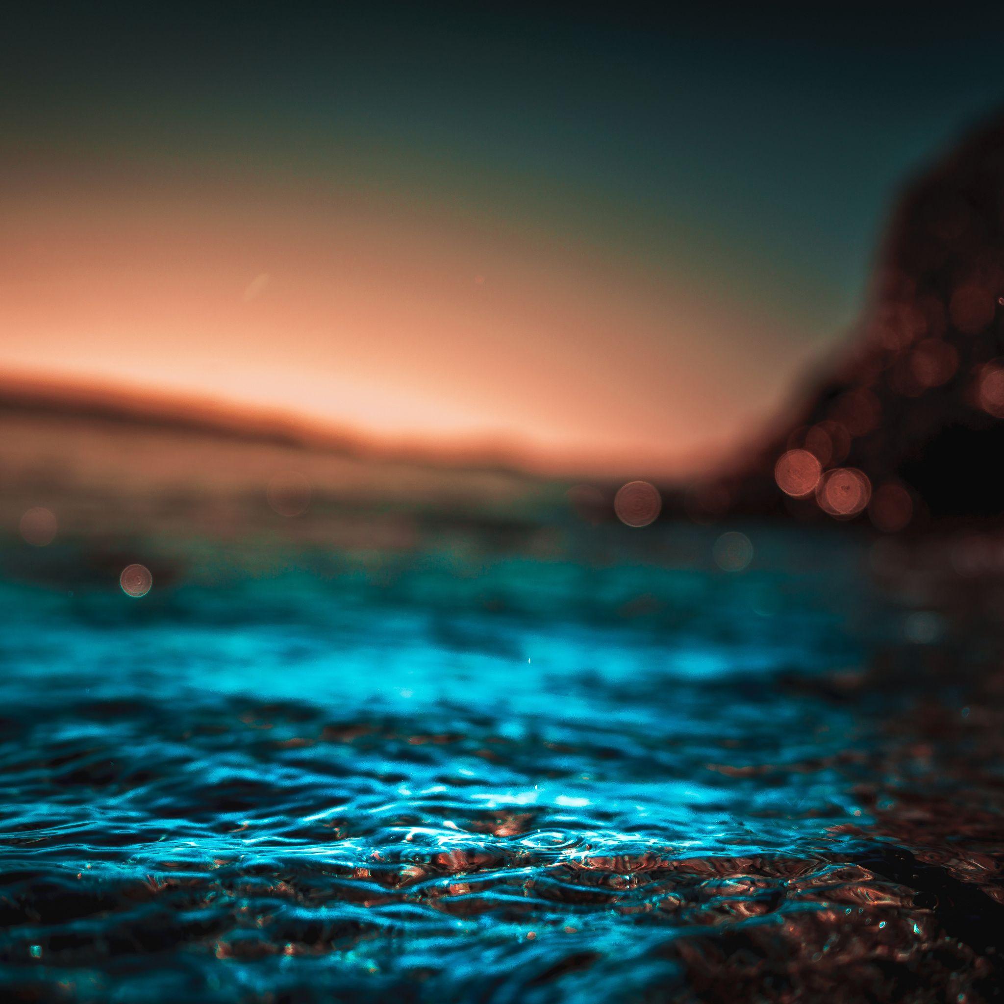 2048x2048 Dawn Depth Of Field Dusk Ocean Sea Sunrise Sunset