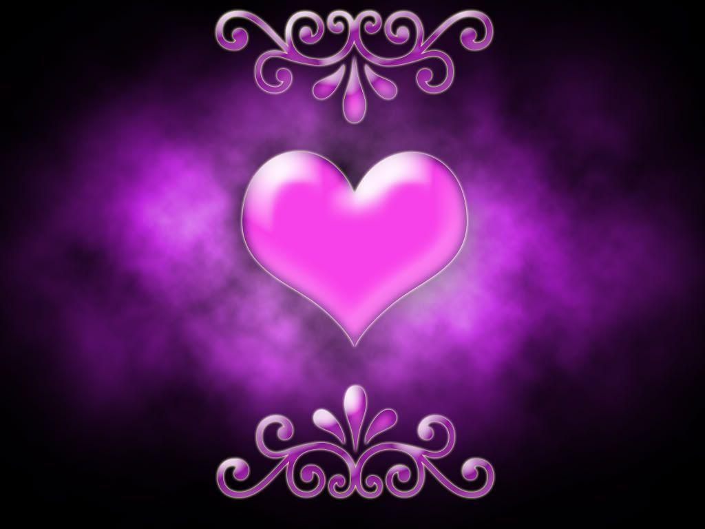 Purple Aesthetic Wallpaper Love Heart - H0dgehe