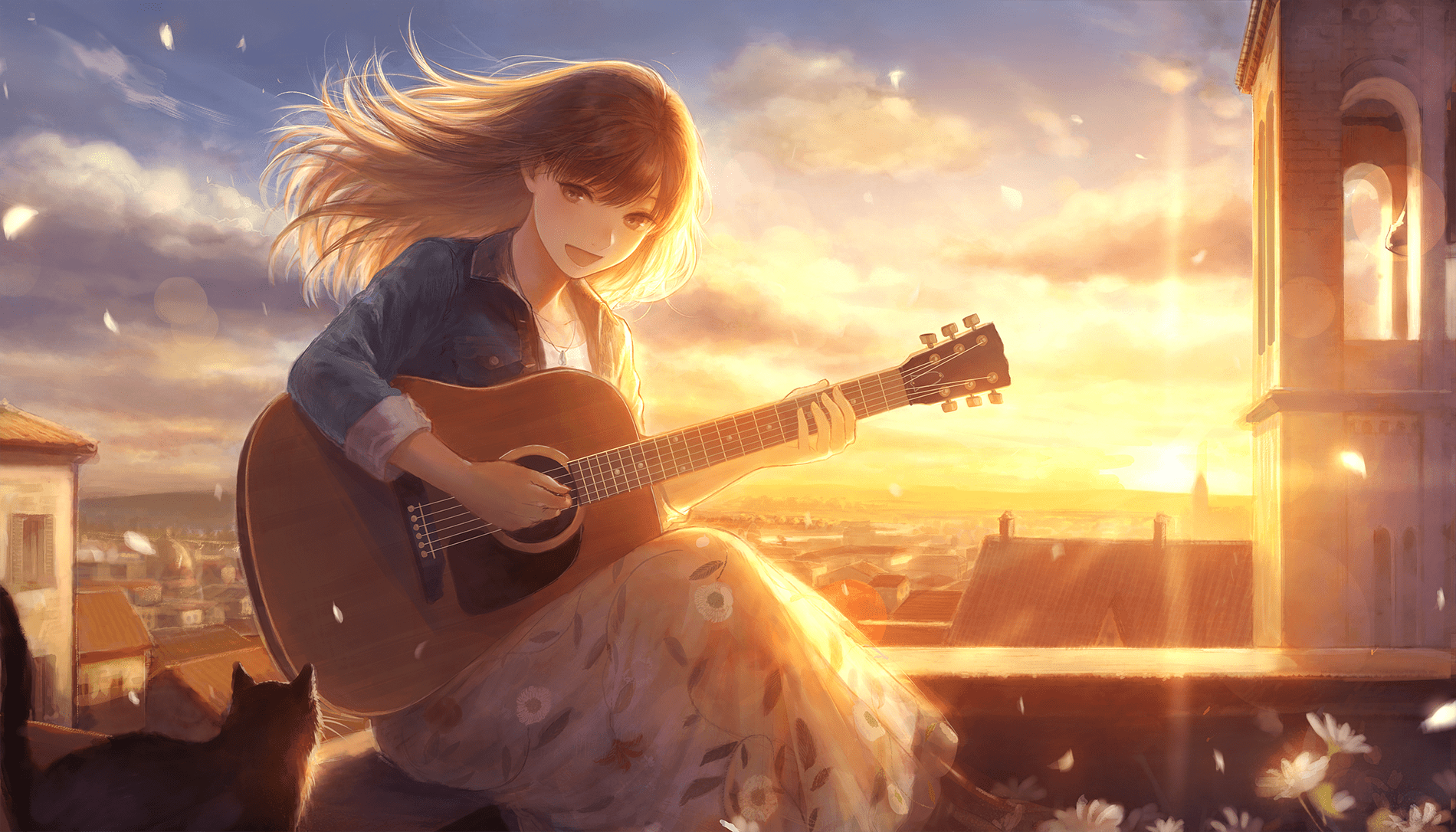 1900x1086 Kawaii anime girl