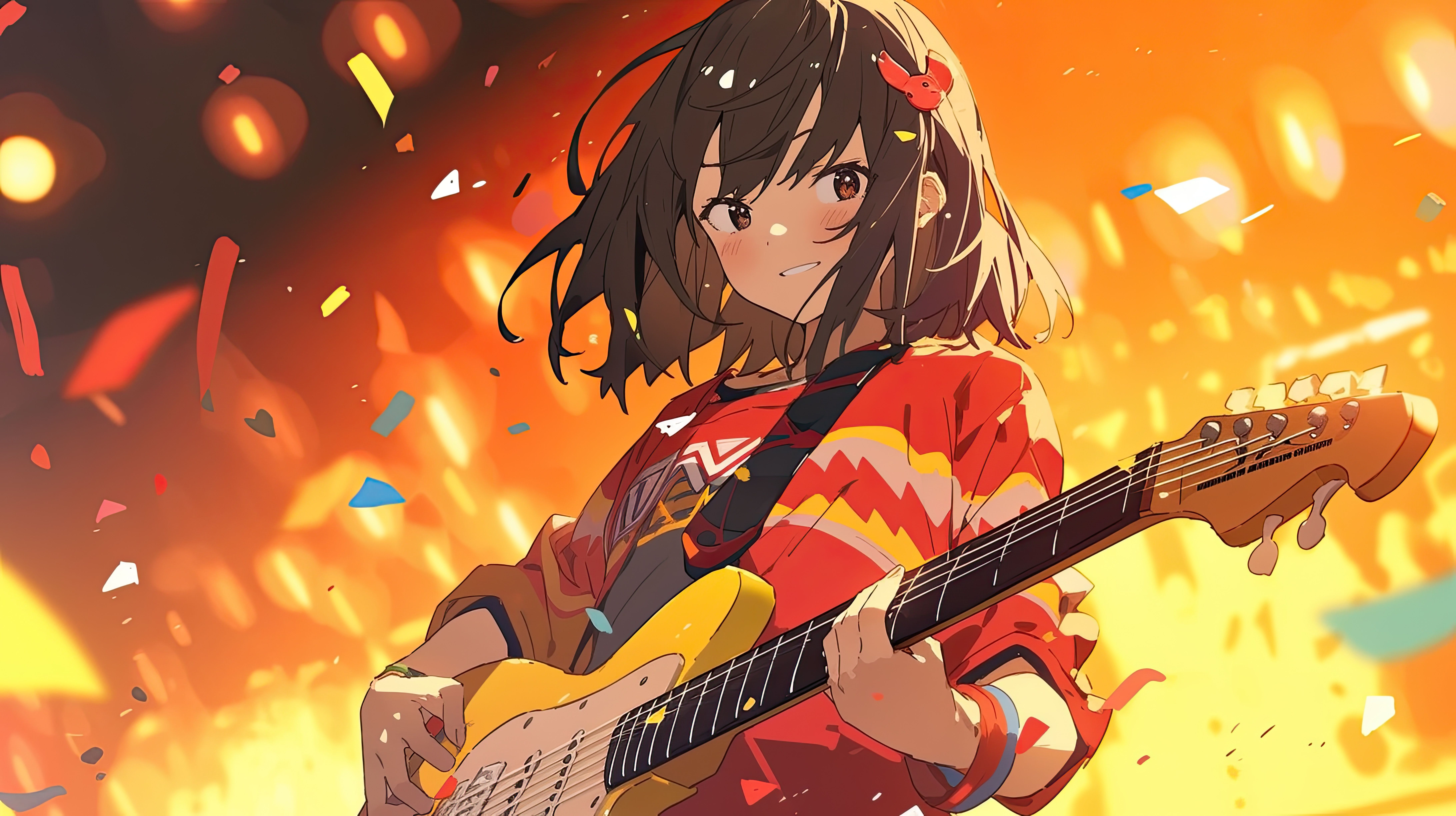 8736x4896 Anime Girl 8k Ultra HD Wallpaper