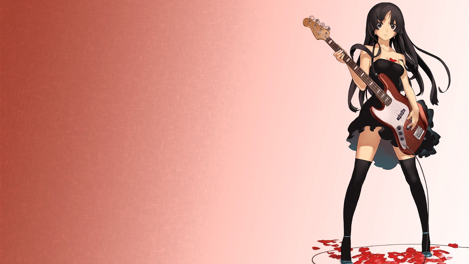1920x1080 HD desktop wallpaper: Guitar, Anime