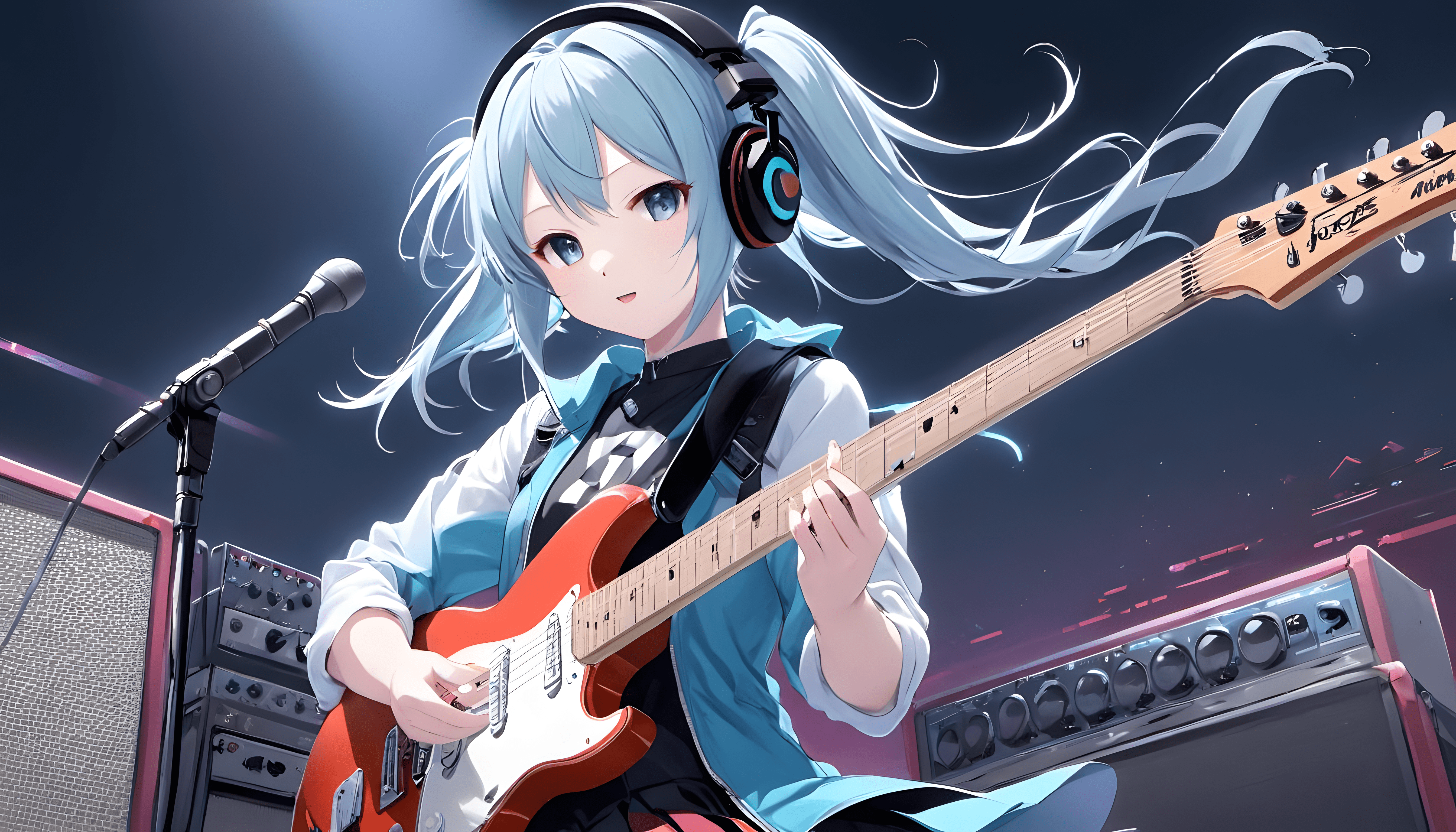 5376x3072 Anime Girl 4k Ultra HD Wallpaper