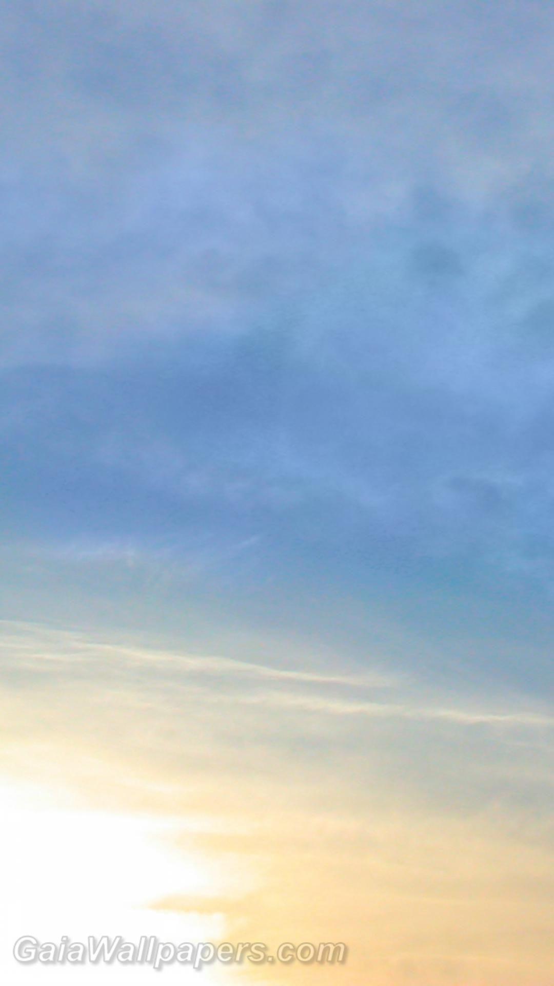 1080x1920 Yellow Blue Sunrise Wallpaper 1080x1920 Desktop