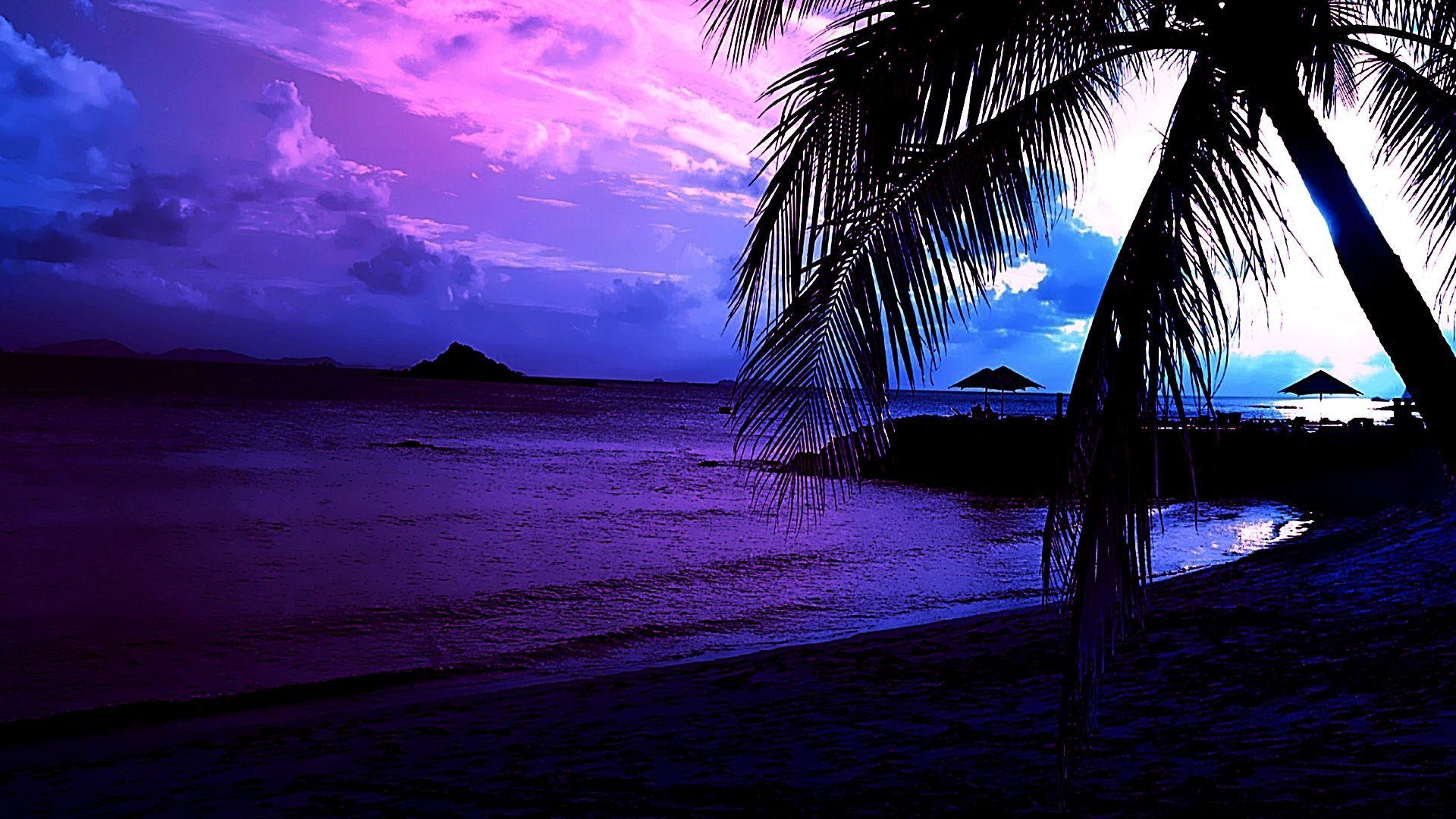 Purple Beach Wallpapers - Top Free Purple Beach Backgrounds - WallpaperAccess
