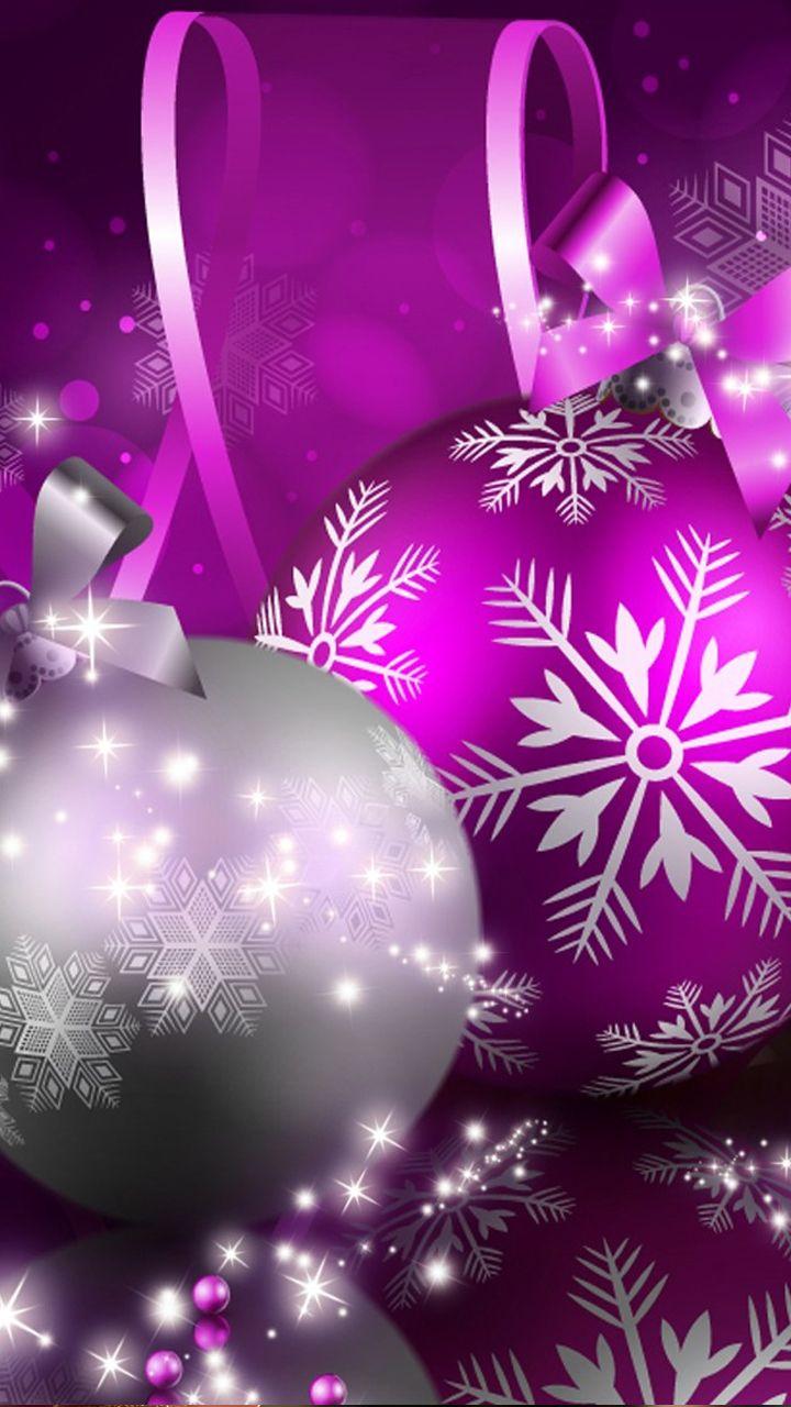 Purple Christmas Wallpapers - Top Free Purple Christmas Backgrounds ...