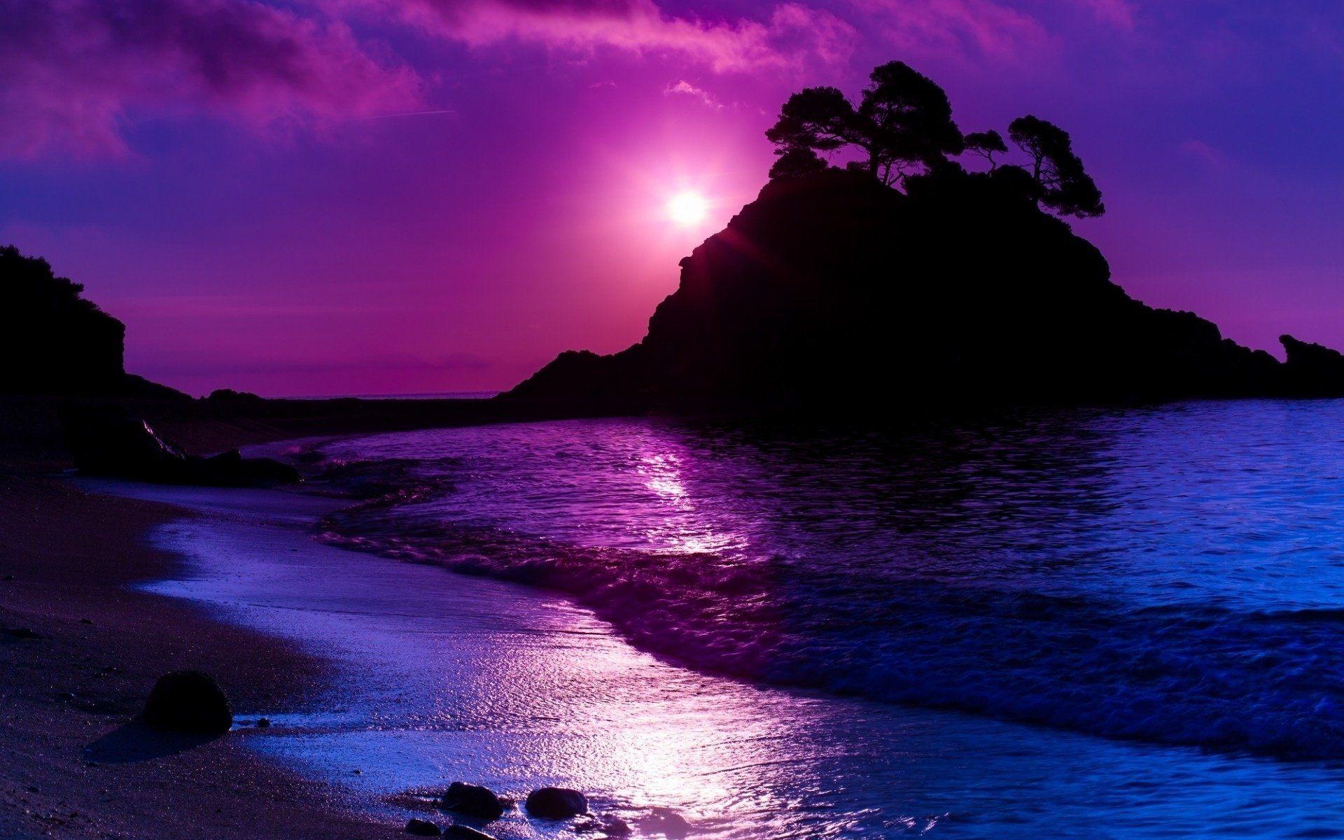 Purple Ocean Wallpapers - Top Free Purple Ocean Backgrounds