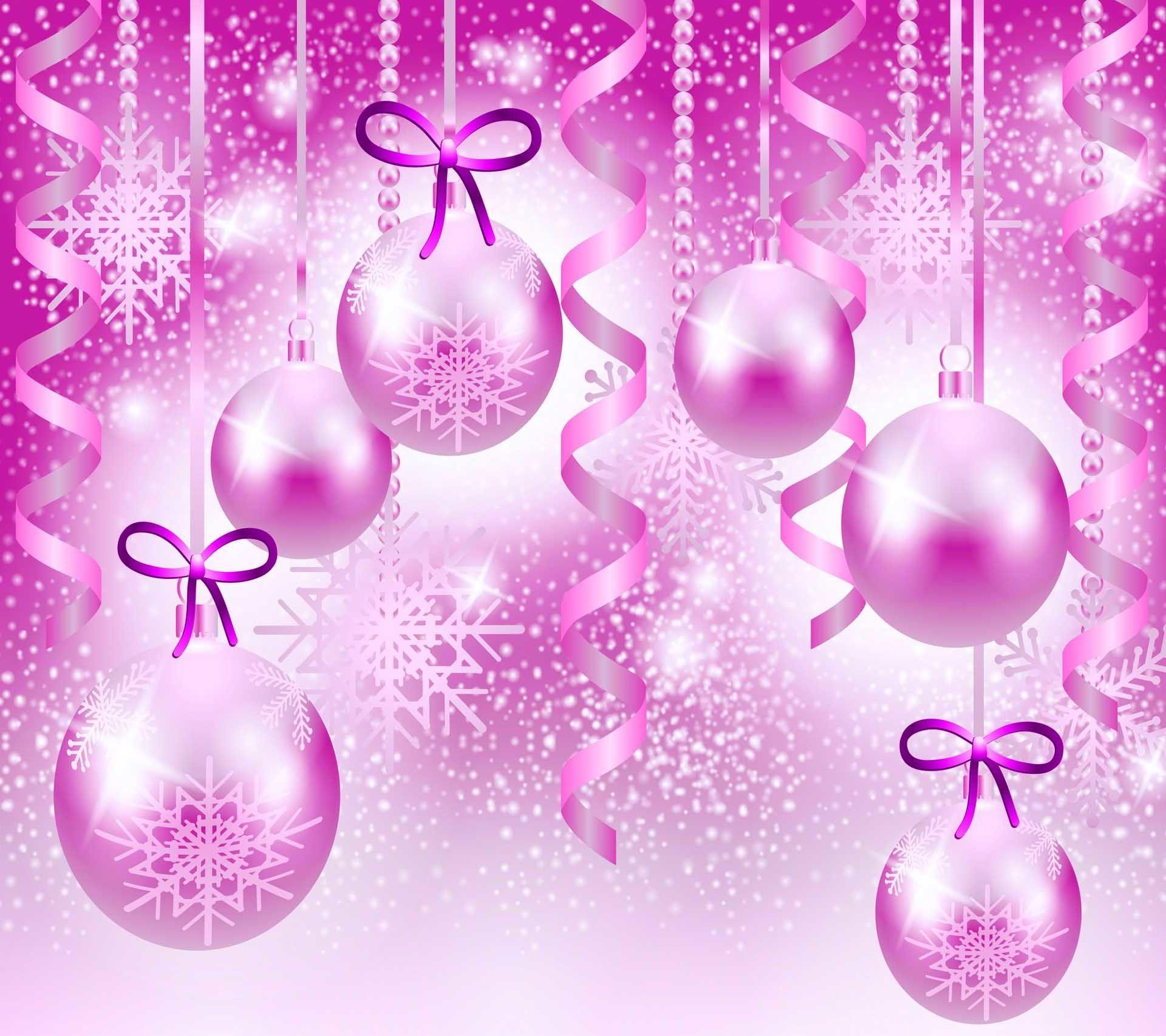 Pink Christmas Wallpapers Top Free Pink Christmas Backgrounds 