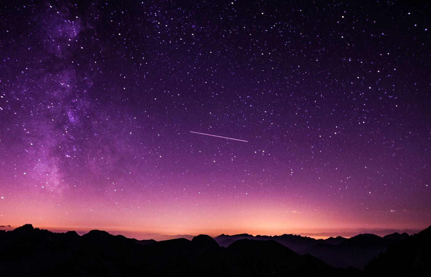 1400x900 Purple Night Sky 5k 1400x900 Resolution HD 4k