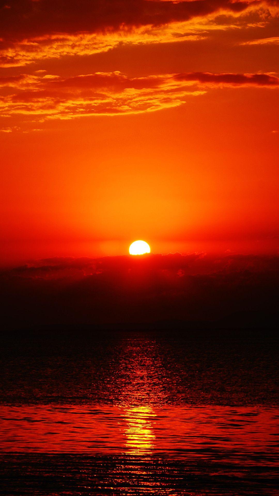 Red Sunrise Wallpapers - Top Free Red Sunrise Backgrounds - WallpaperAccess