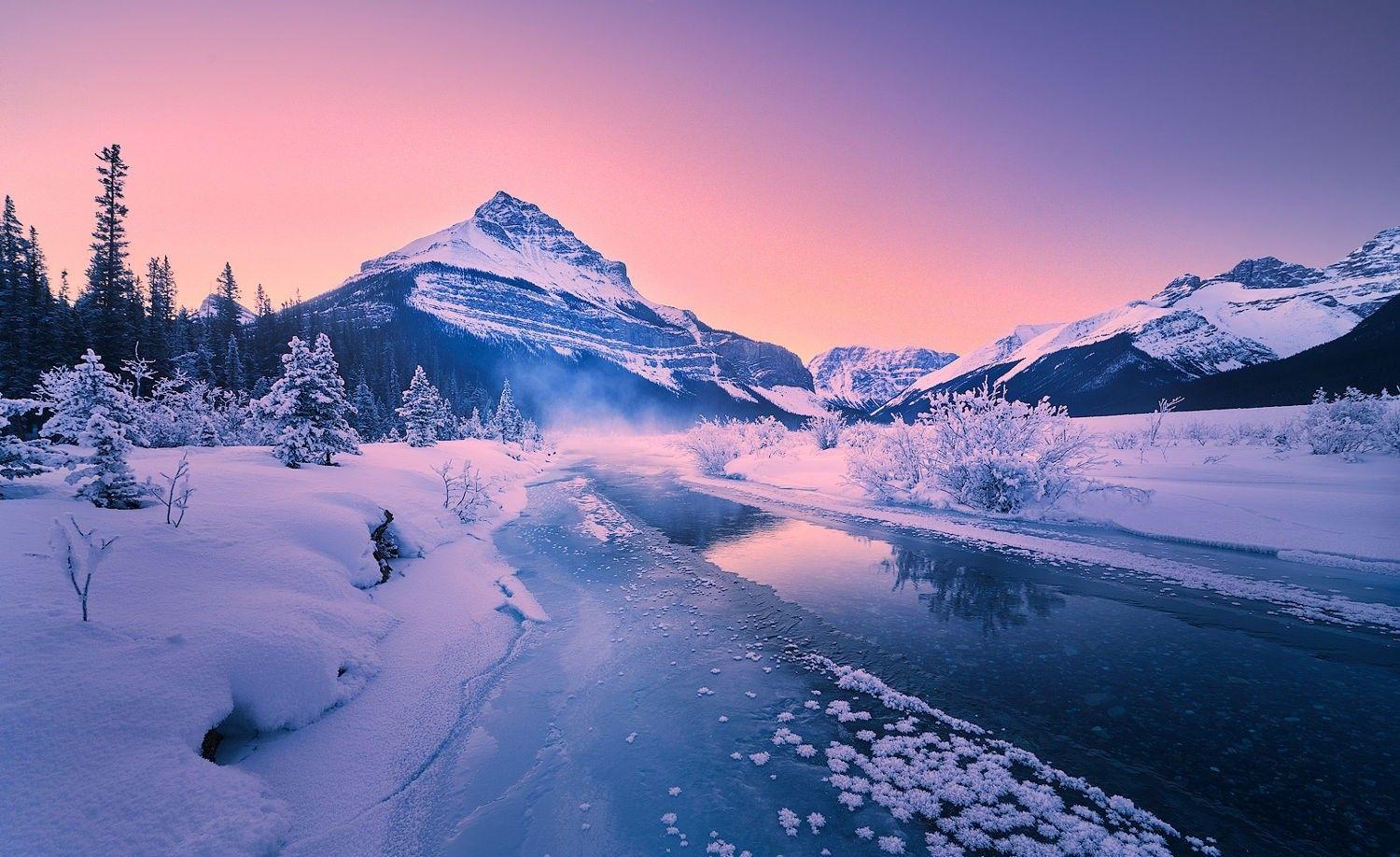 Winter Sunrise Wallpapers - Top Free Winter Sunrise Backgrounds ...