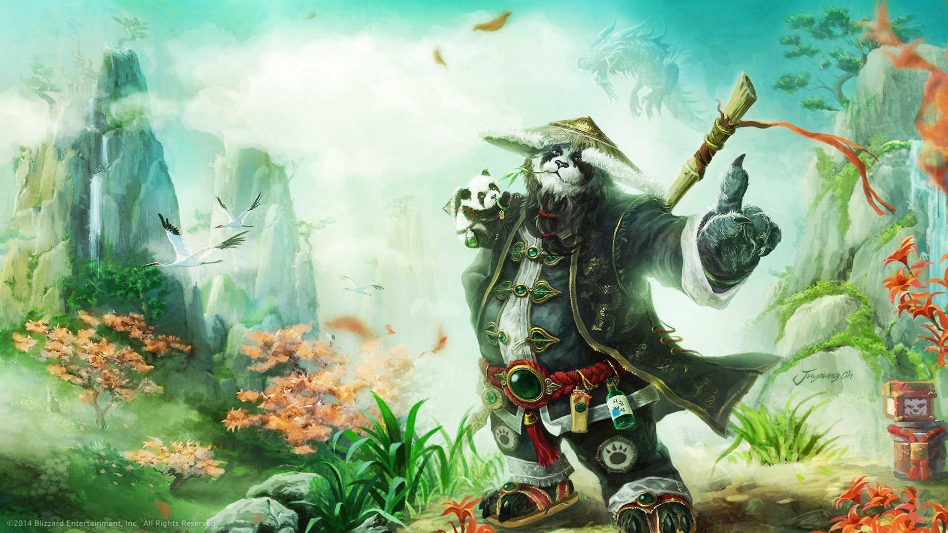 1920x1080 Panda Master wallpaper