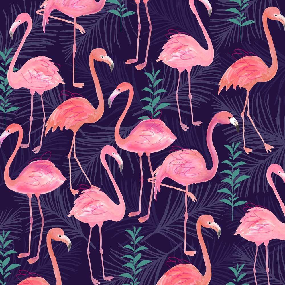 1000x1000 flamingo print. Peinture murale, Papier peint, Flamant rose