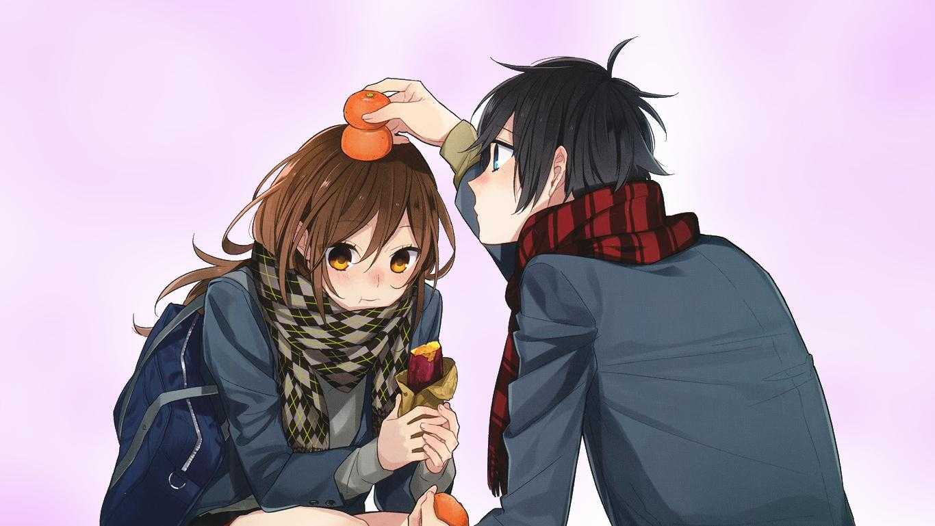 1366x769 Horimiya Desktop HD Wallpaper