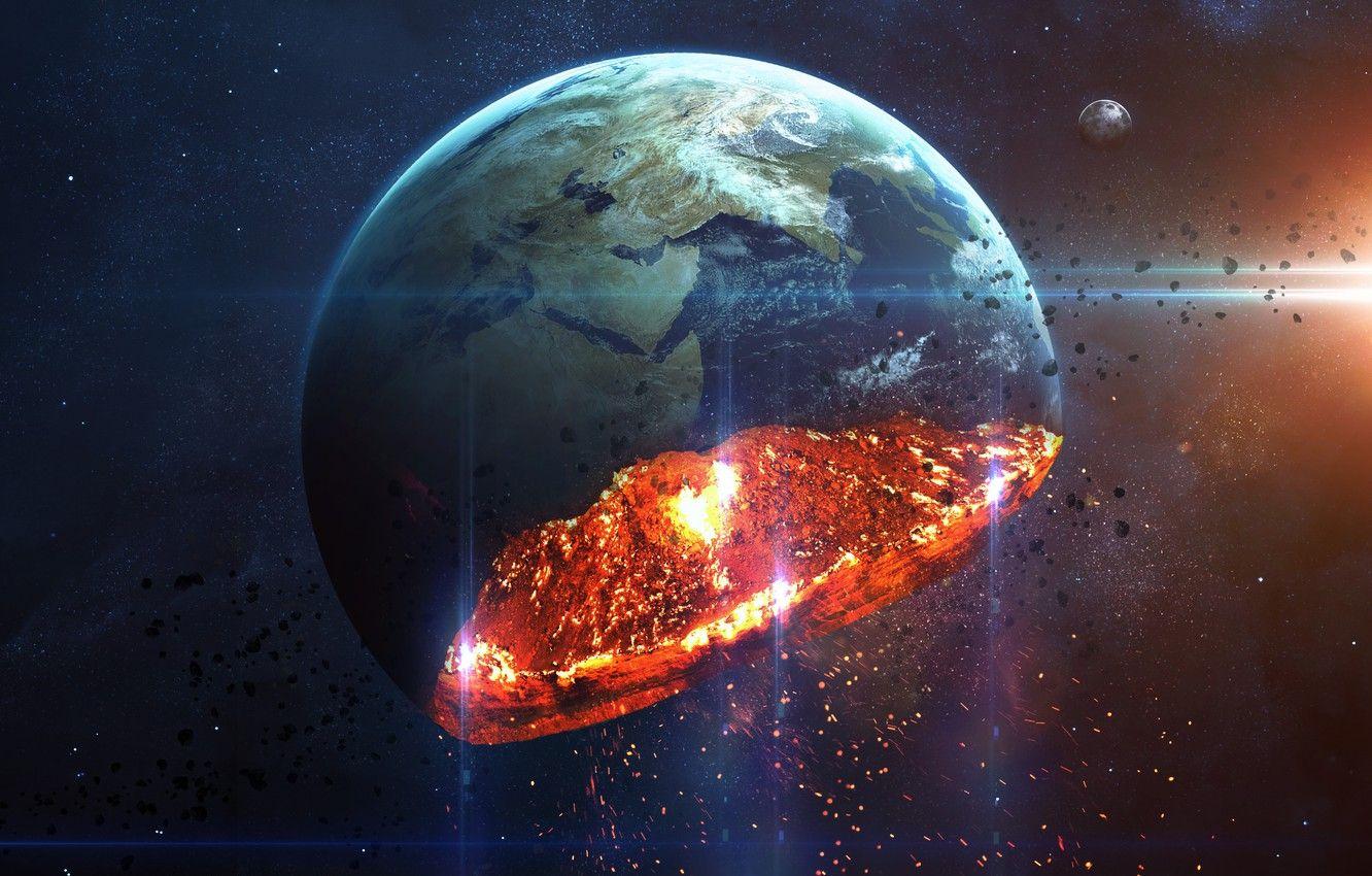 1332x850 Wallpaper planet, destruction, sci fi, disintegration image