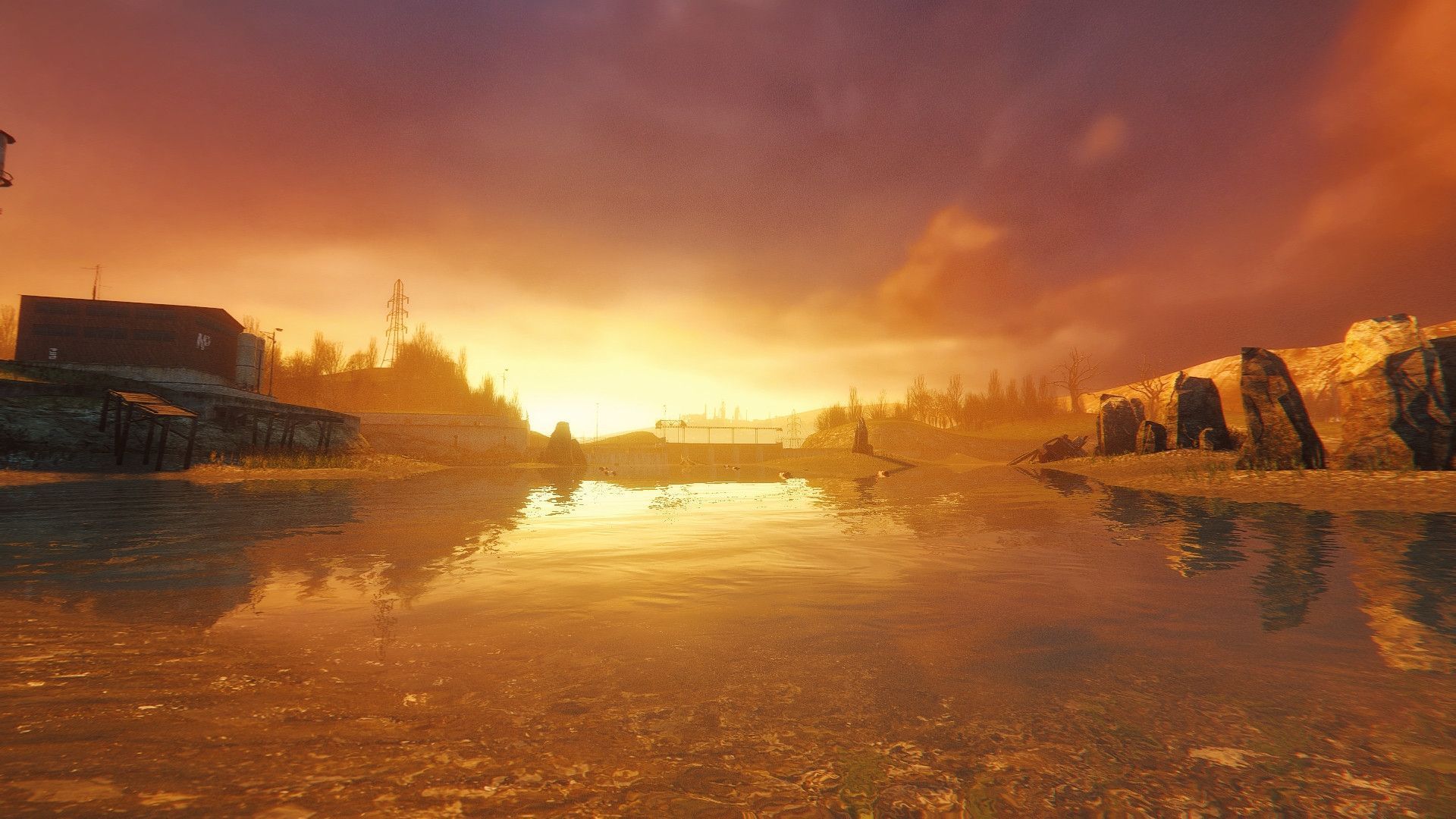1920x1080 City 17 Downtown Vista [Half Life 2] [Mods]