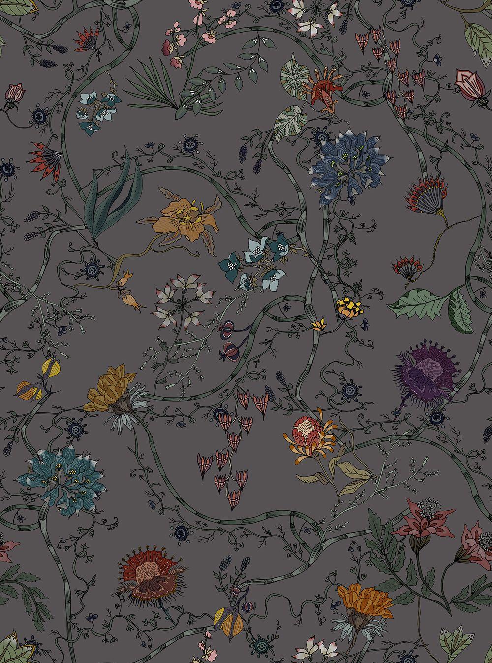 1000x1346 Fantasy Flower Wallpaper. Japanese Floral Wallpaper