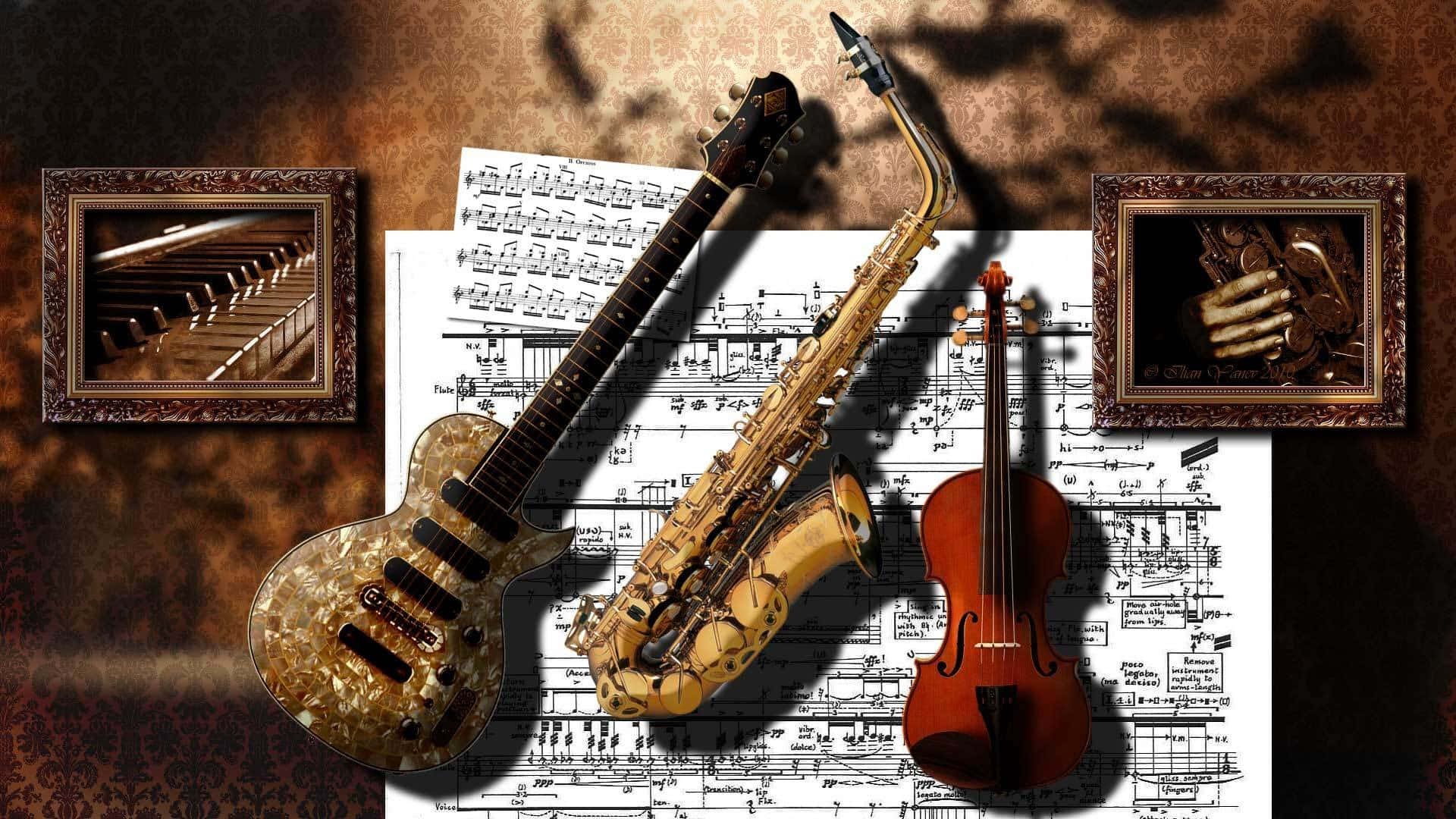 1920x1080 Music Sheet Wallpaper